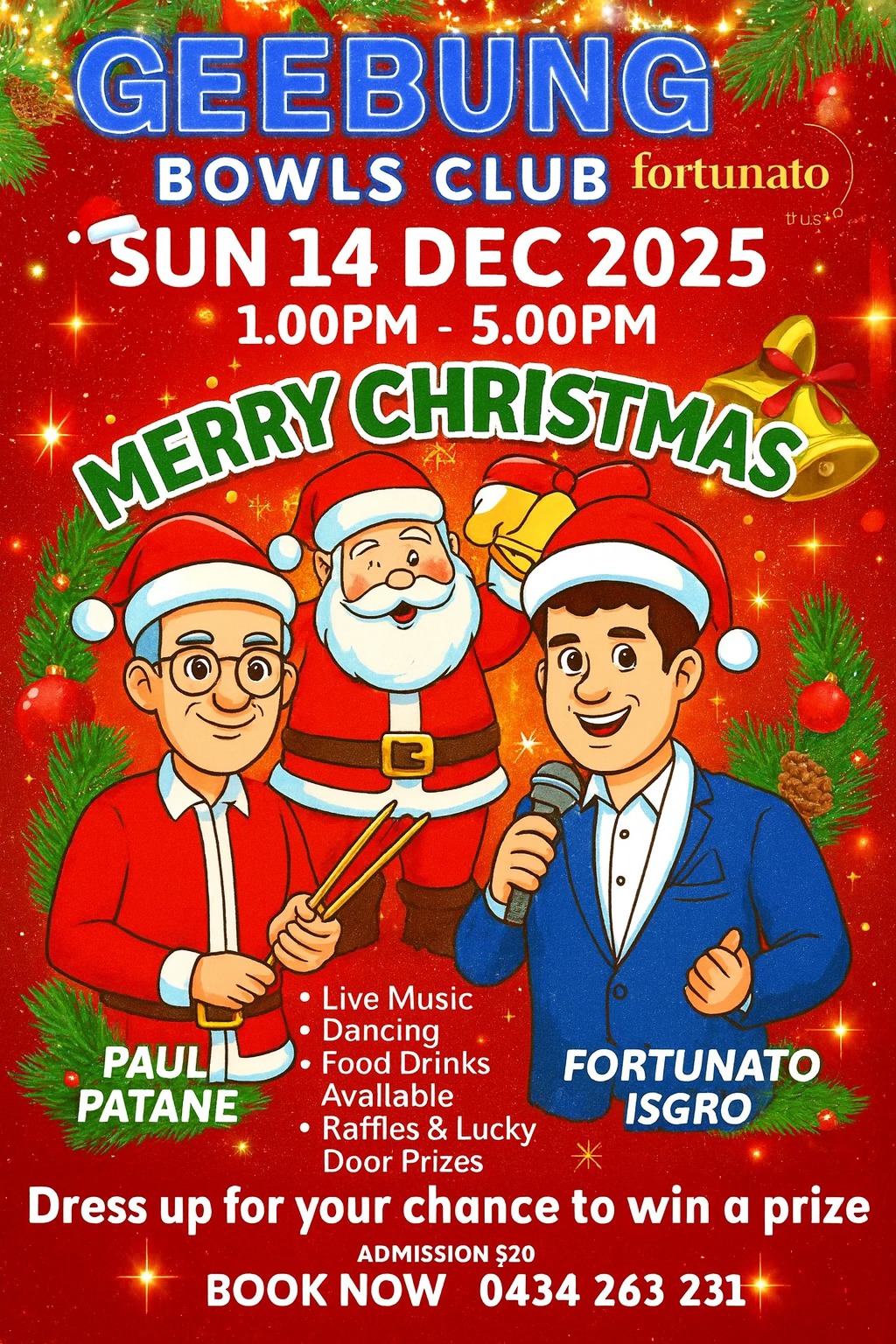 Fortunato live show unrehearsed | Celebrate the festive season with ...