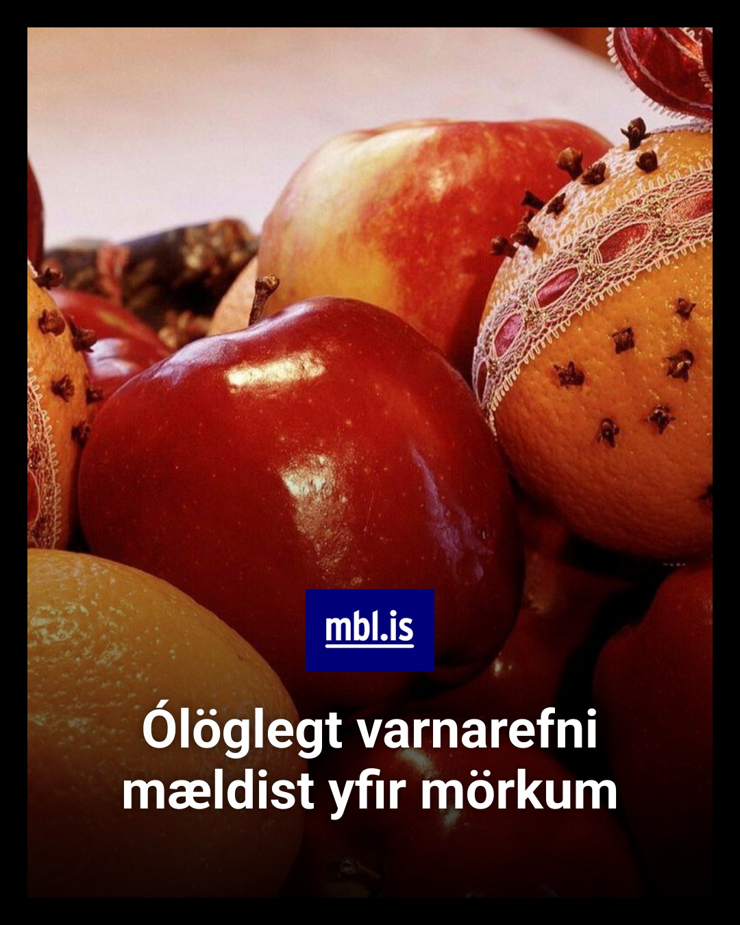 mbl.is - Málið á rætur að rekja til tilkynningar sem barst til Íslands ...