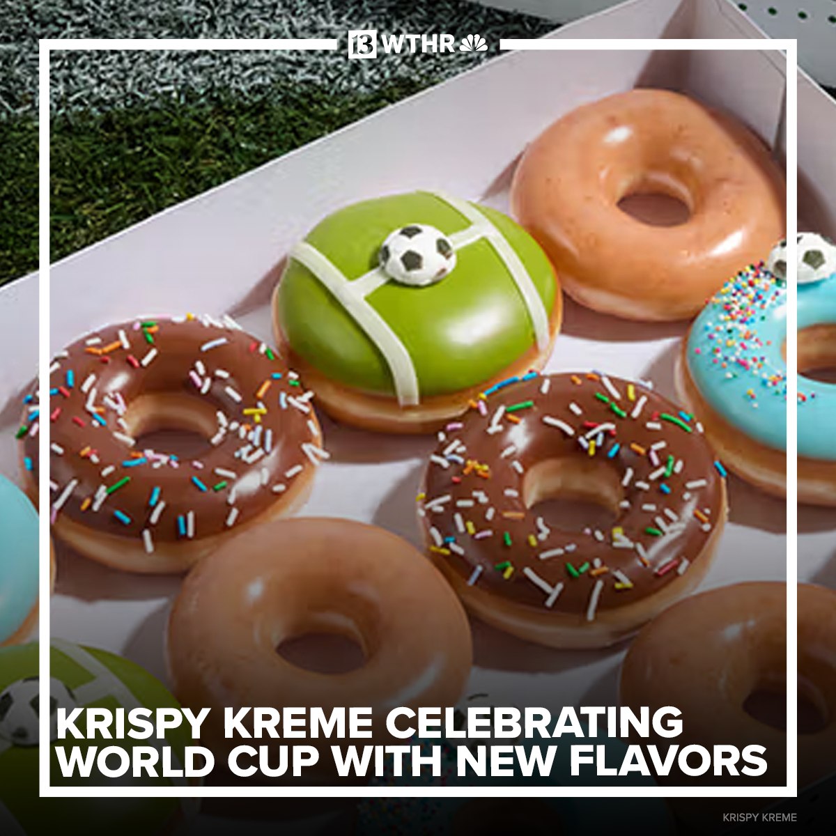 Krispy Kreme is celebrating the kickoff of the World Cup with a