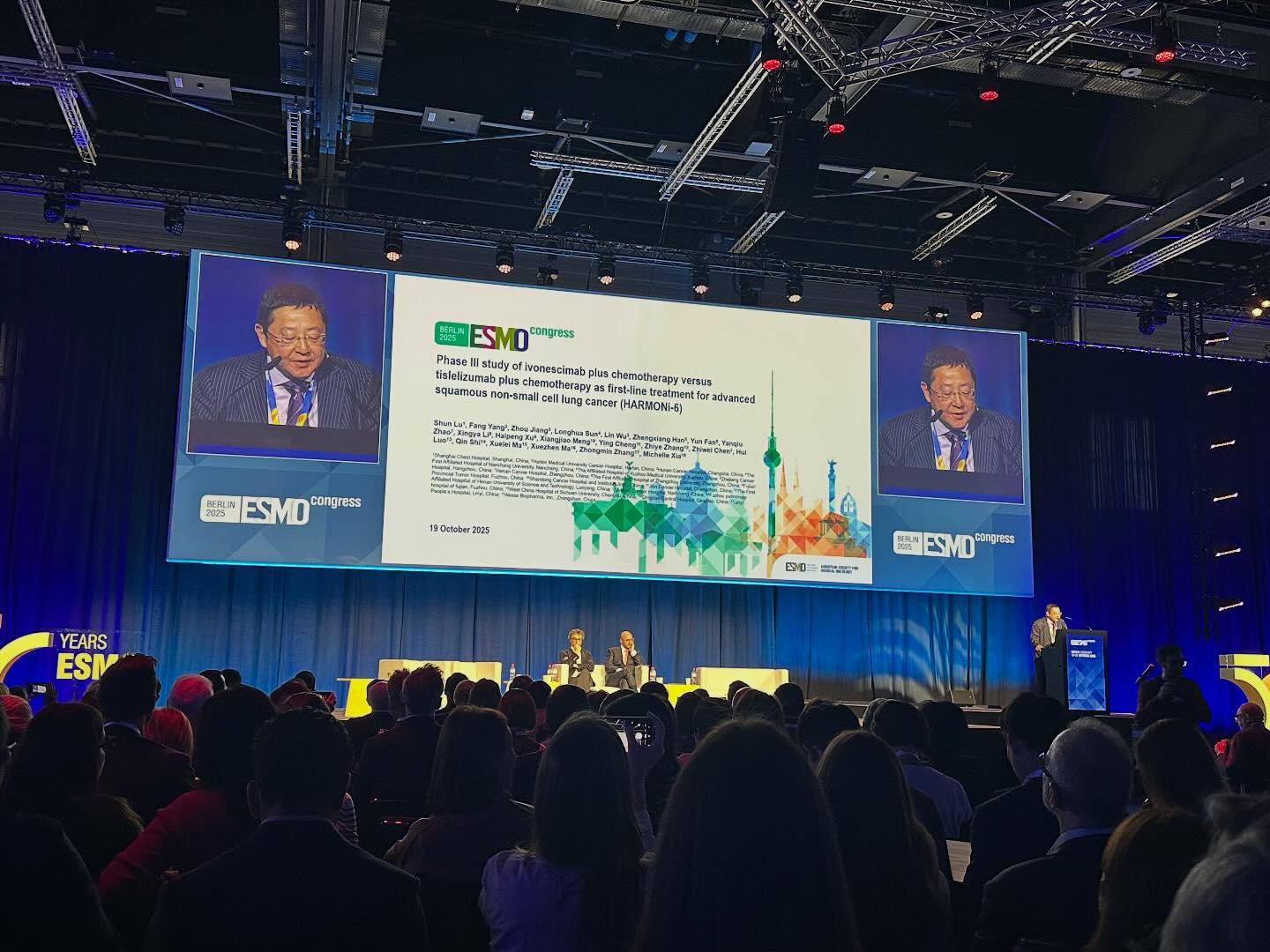 Today at ESMO 2025 in Berlin,... - Janssen Coutinho Kennel | Facebook