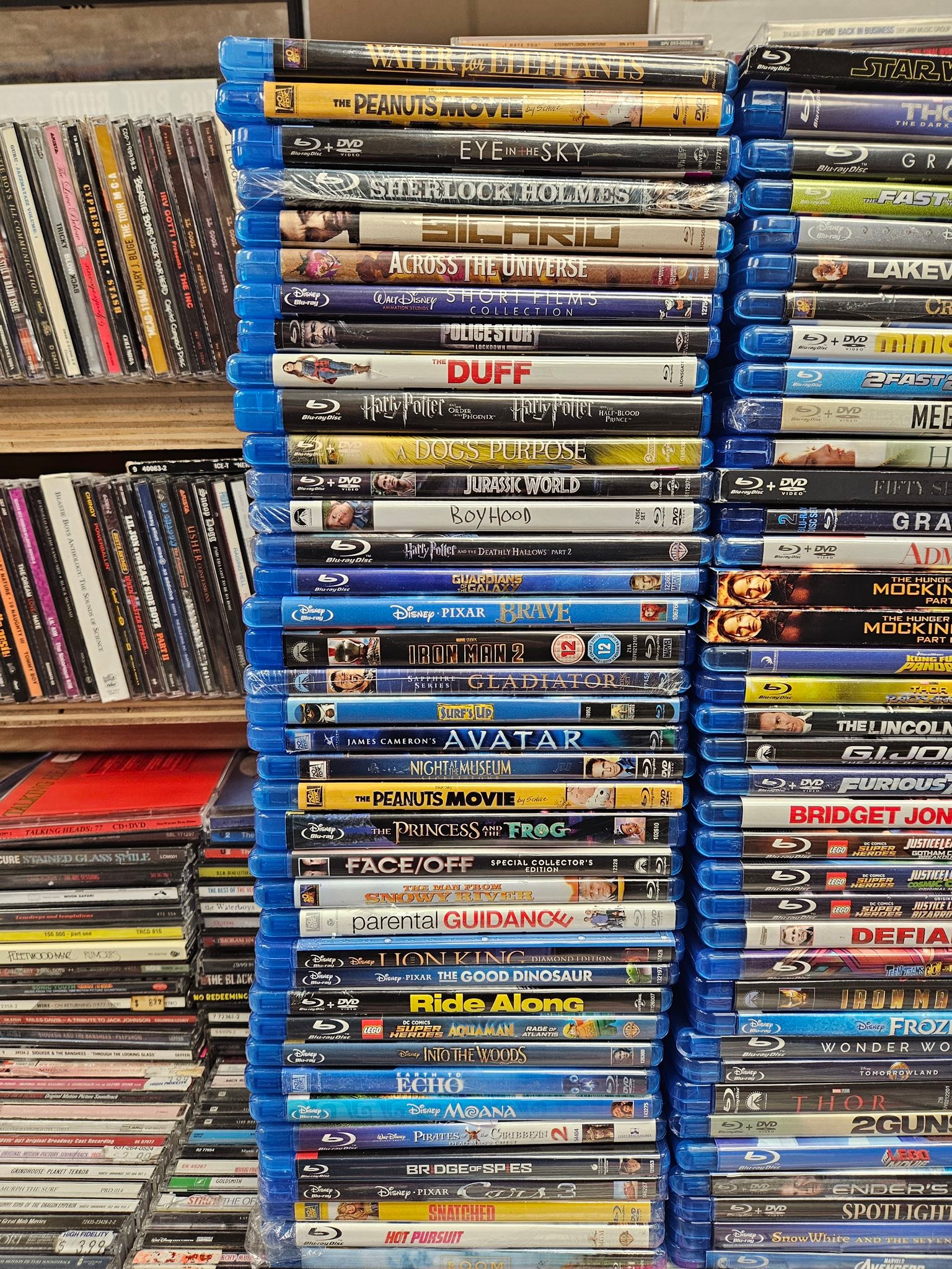 Blu ray disc collection just in. About 200 to go through