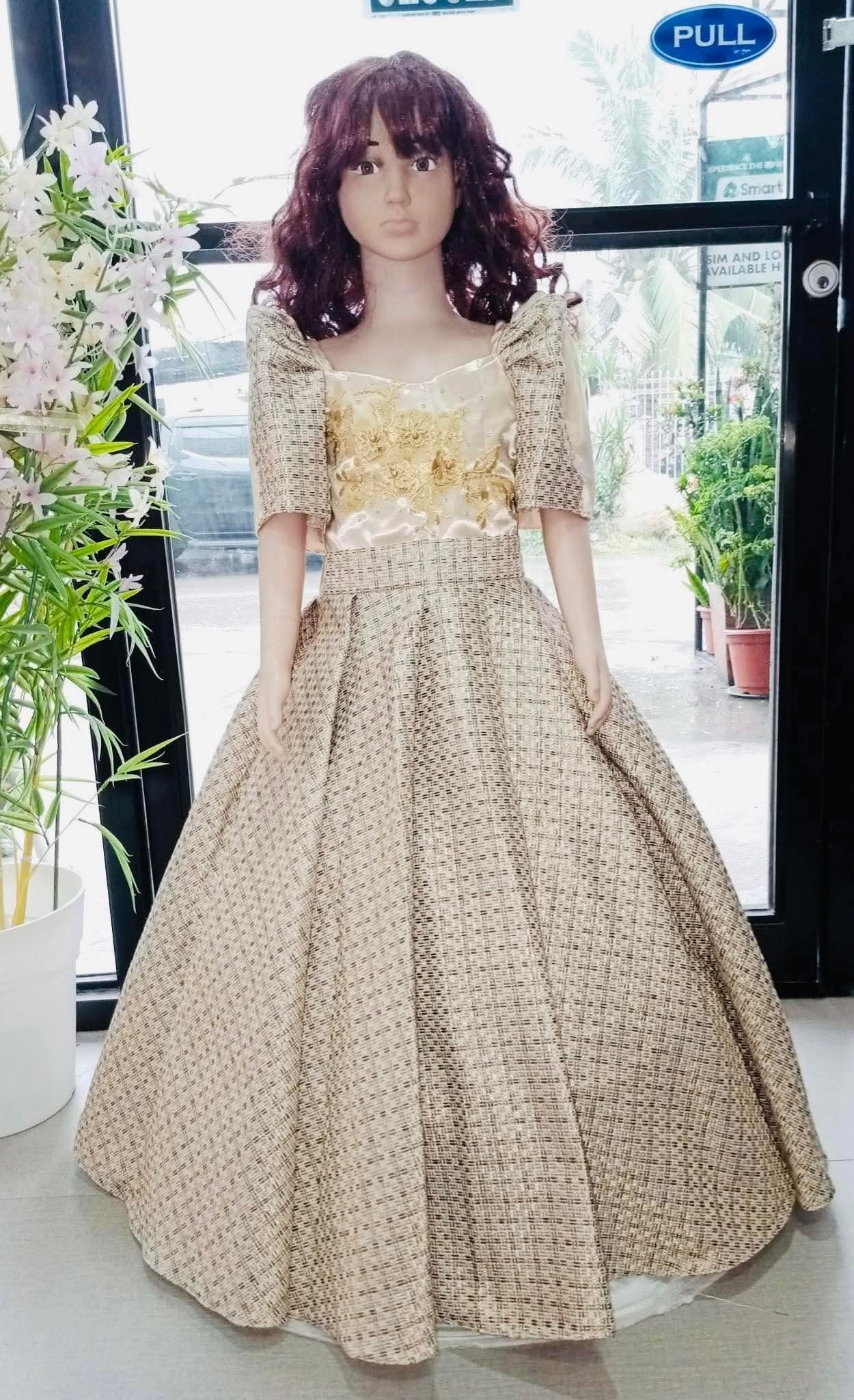 green handkerchief dress Linen Blend Shirred Hem Midi dressing table shop near me main image 0