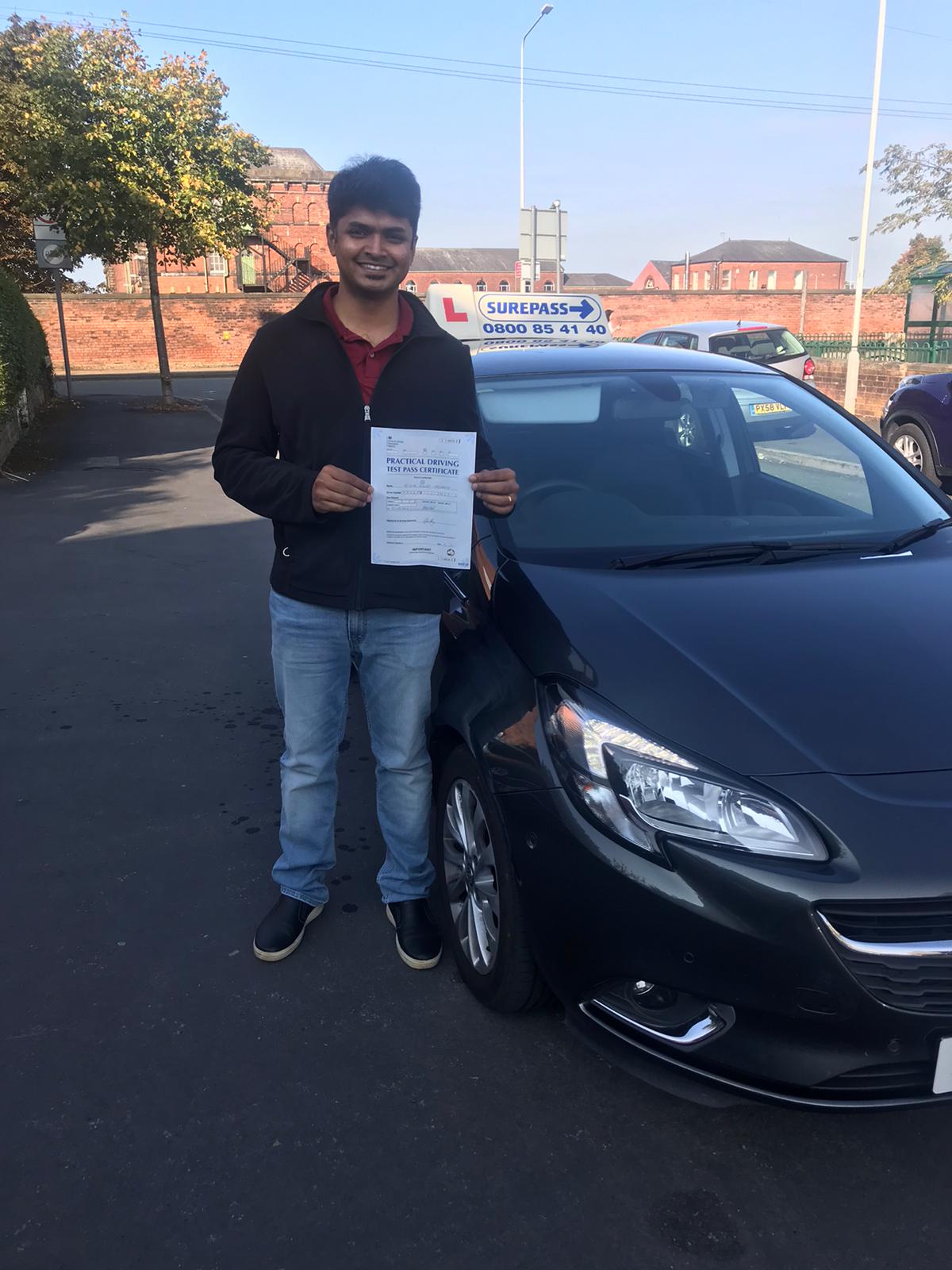 Congratulations Nithin on... - Surepass Driving School