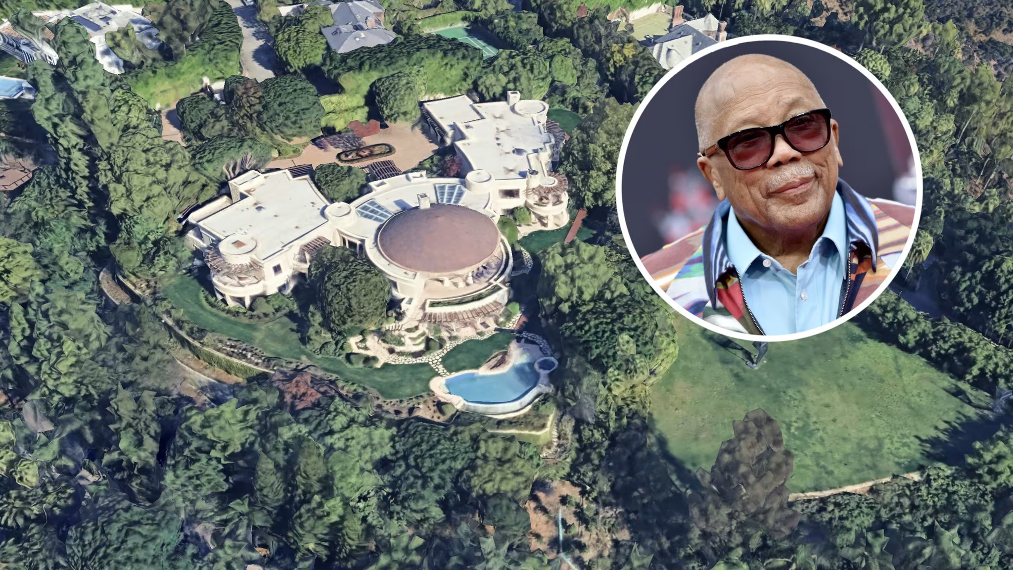 Jazz - Quincy Jones’s Custom Bel-Air Megamansion Gets a $9 Million ...