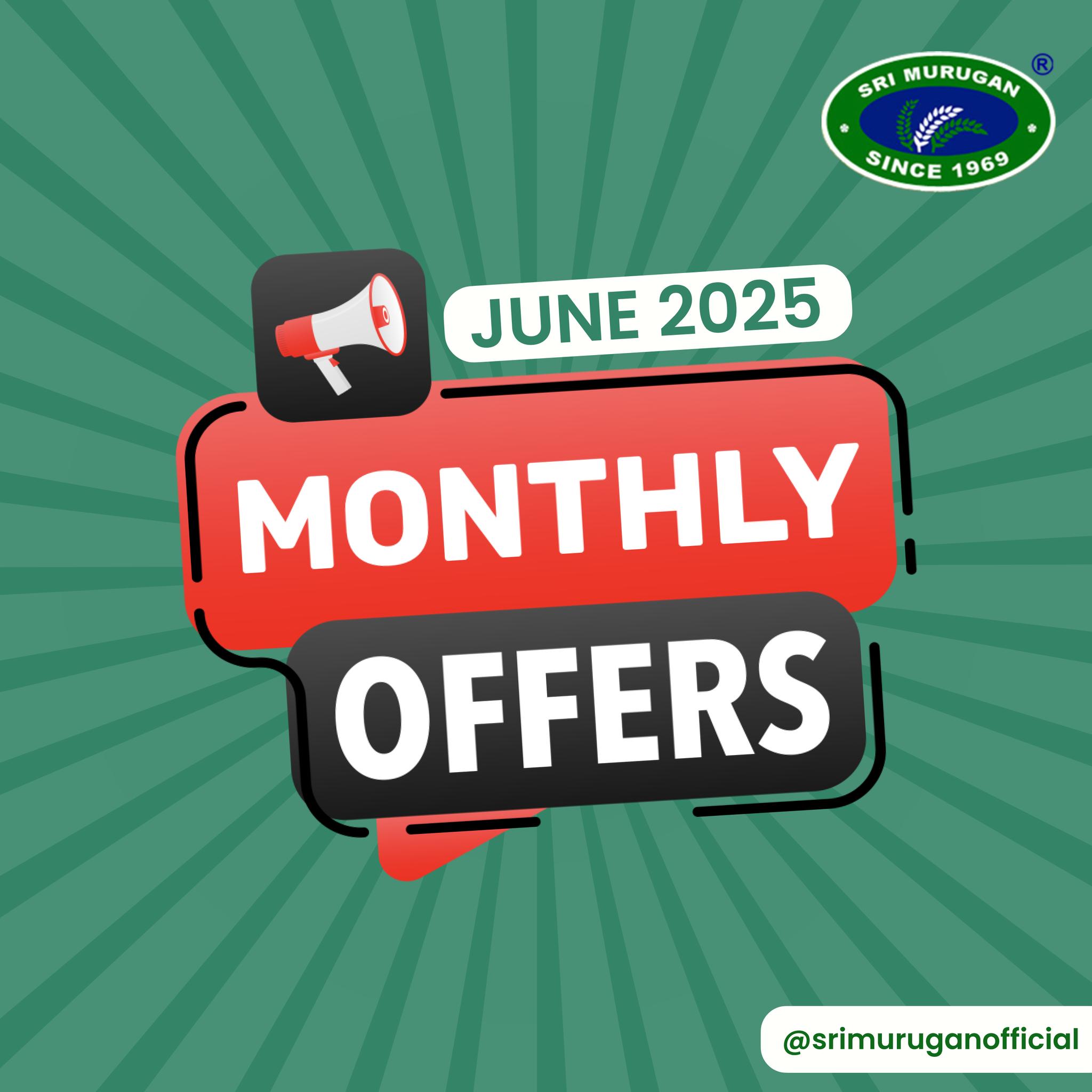 Sri Murugan - 🎉 June Deals Are Here! 🎉 Stock up and save... | Facebook