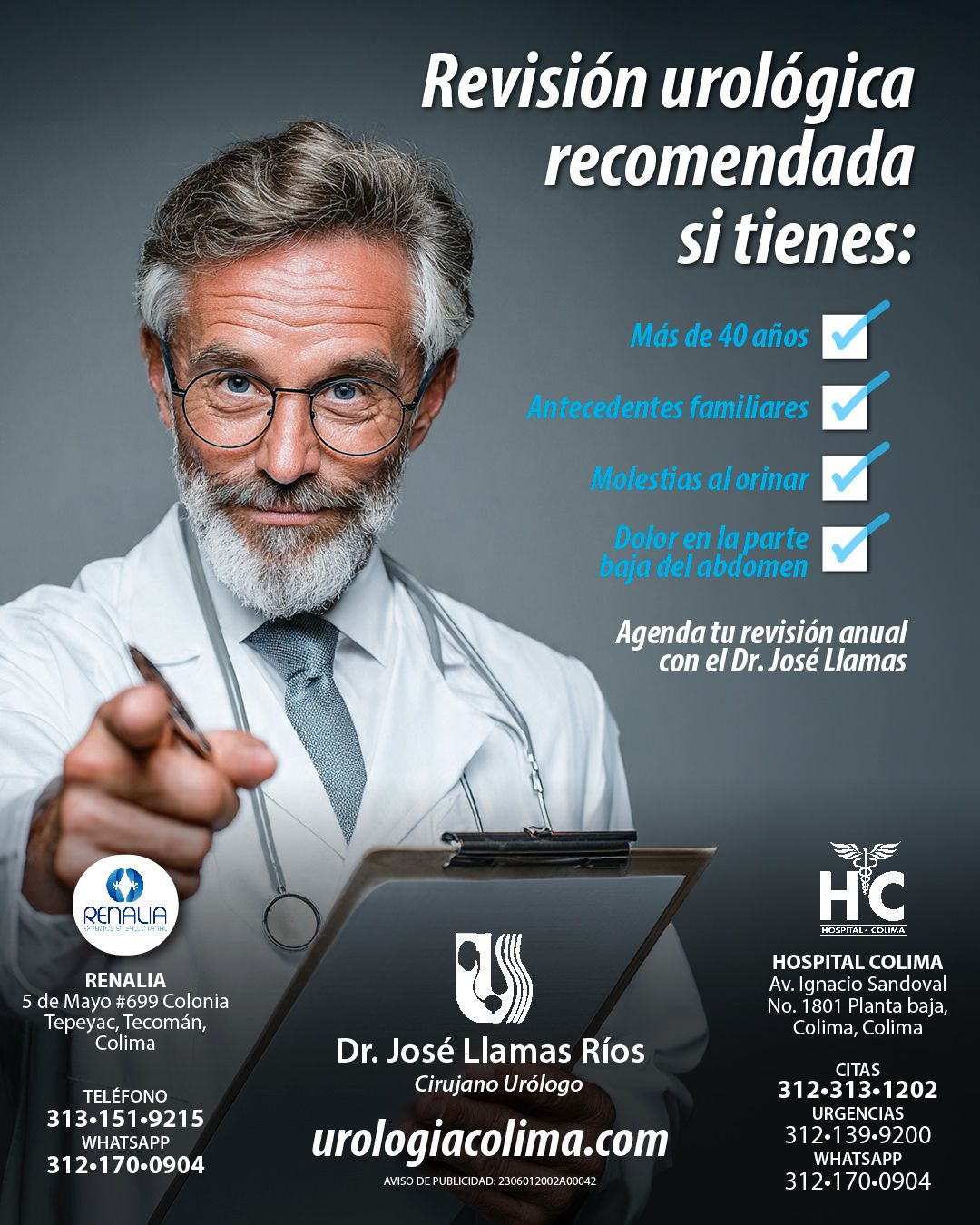 Dr. José Llamas Rios | Colima
