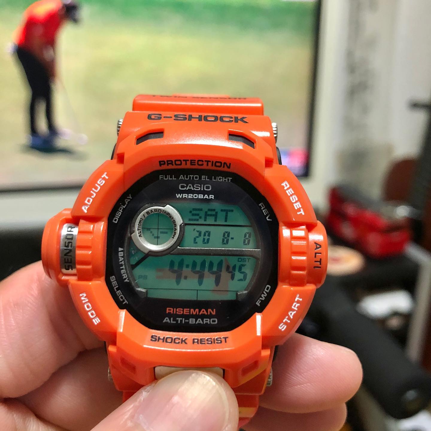 G-SHOCK RISEMAN OREN(G-9200R) Condition:9/10 (come with gshock 