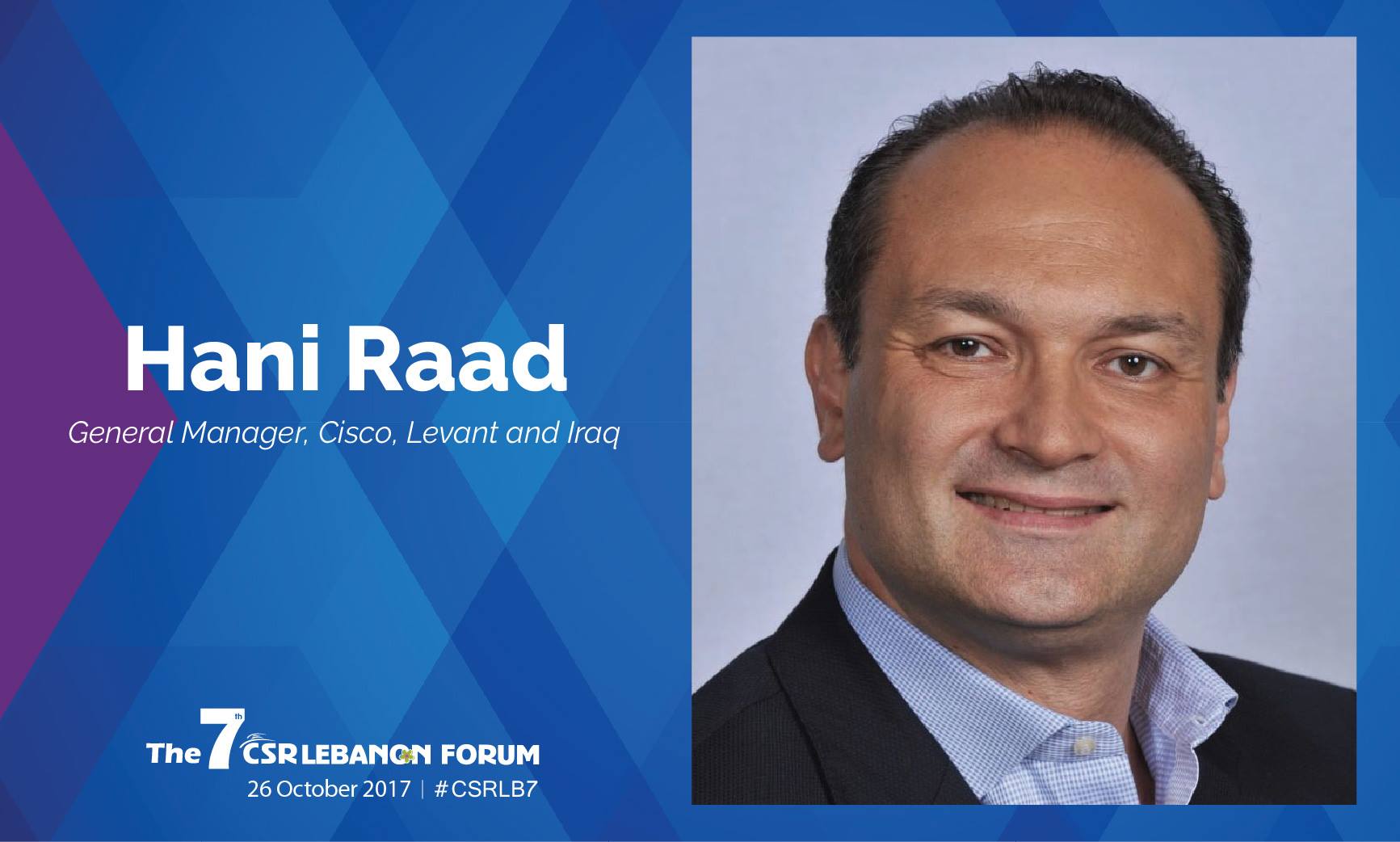 CSR LEBANON - Meet Mr. Hani Raad, General Manager of #Cisco, Levant and ...