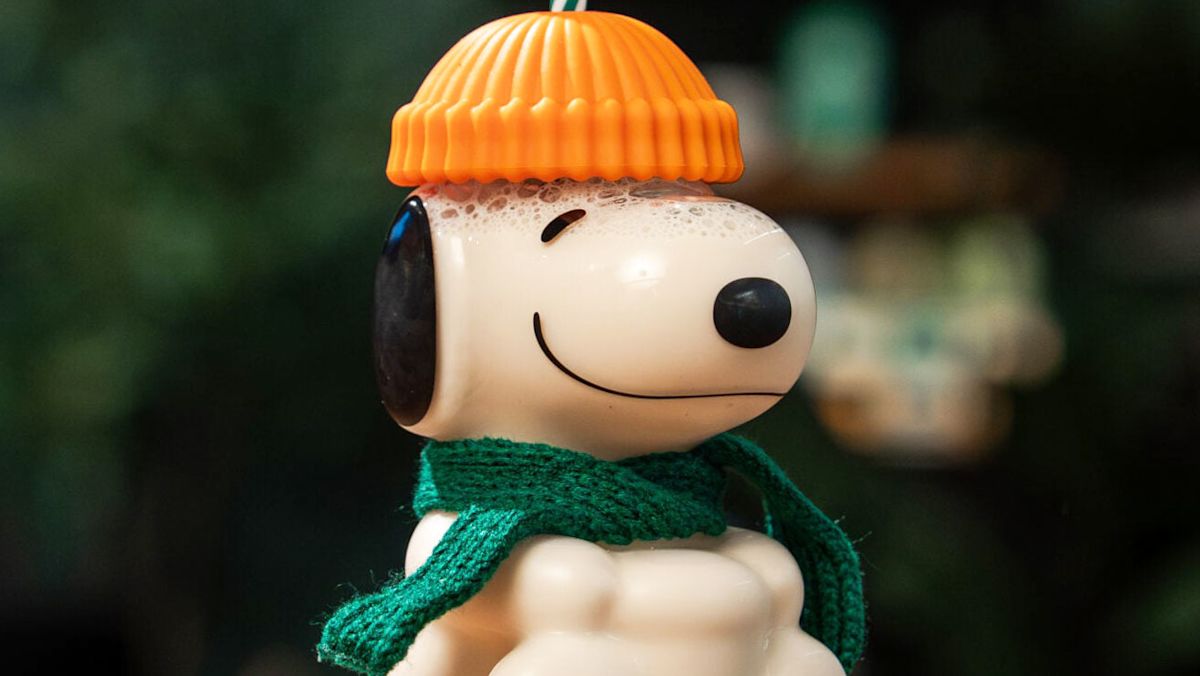 Snoopy has landed at Starbucks. The new Peanuts fall collection