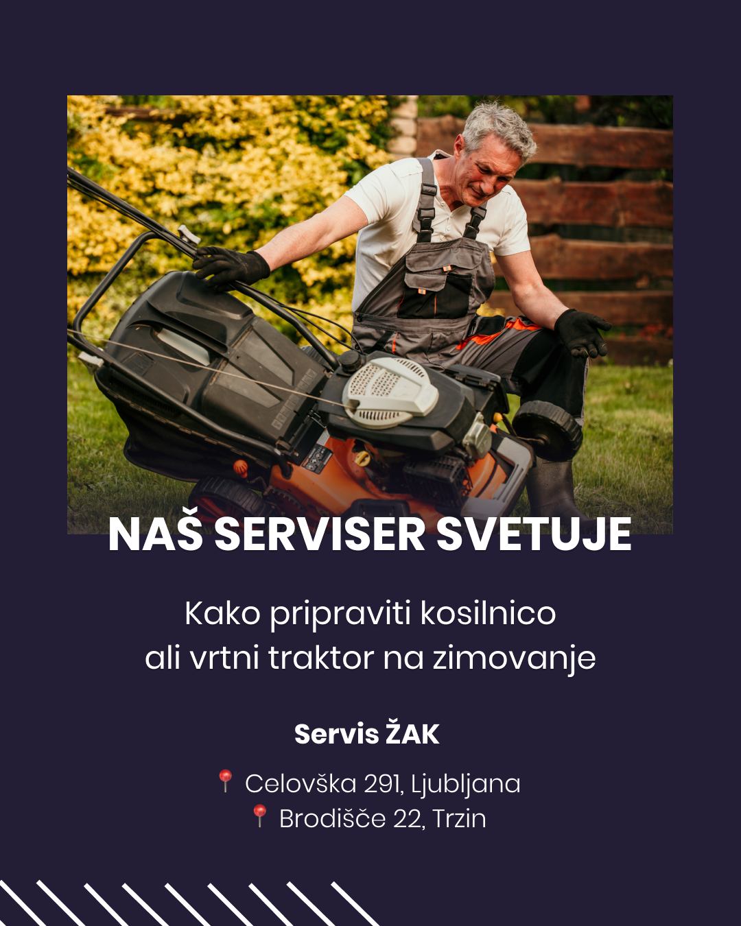 ŽAK - 🧑‍🔧 Serviser svetuje: kako pripraviti kosilnico, motorno koso ...