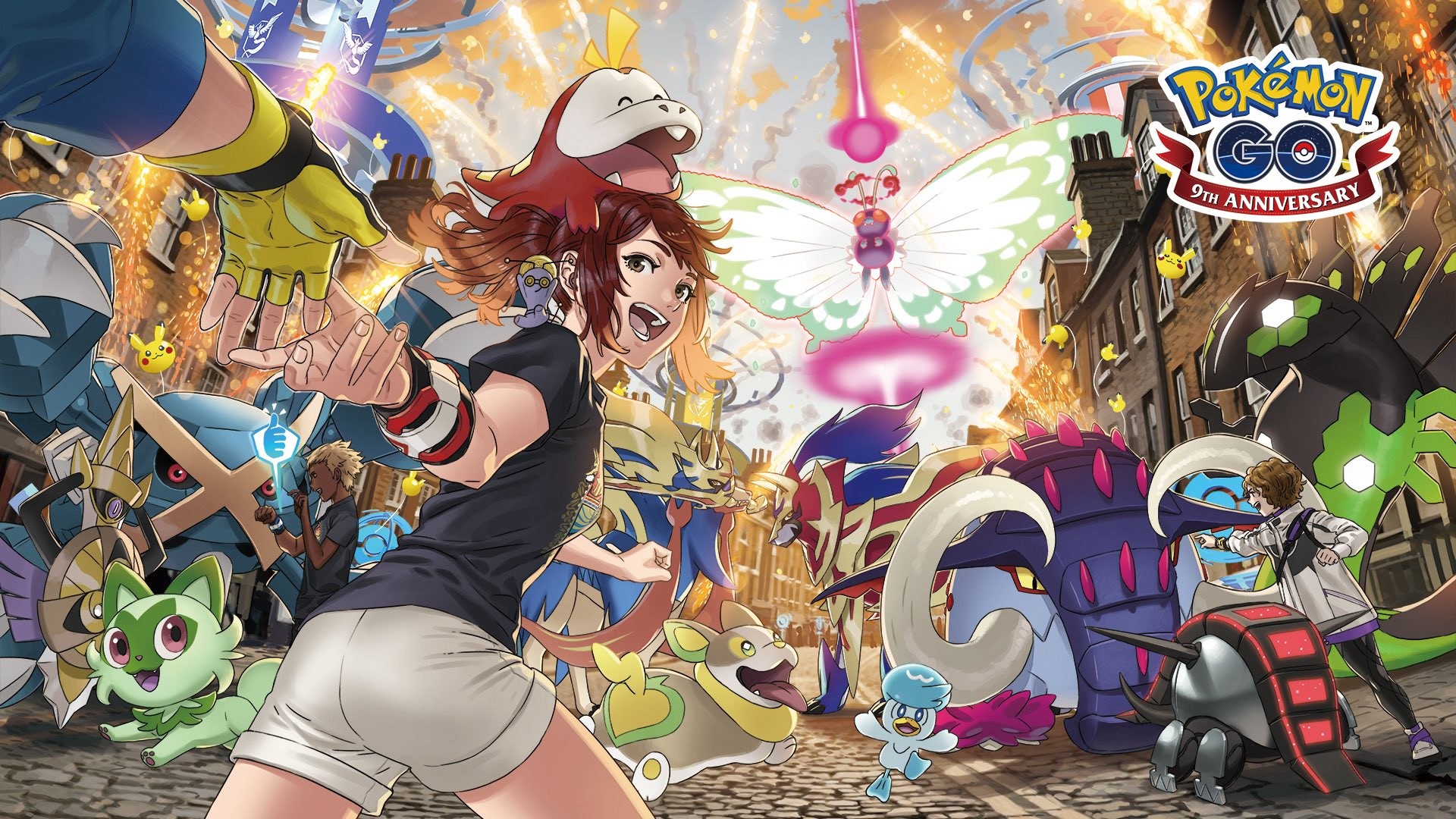 Pokémon GO 9th Anniversary Artwork