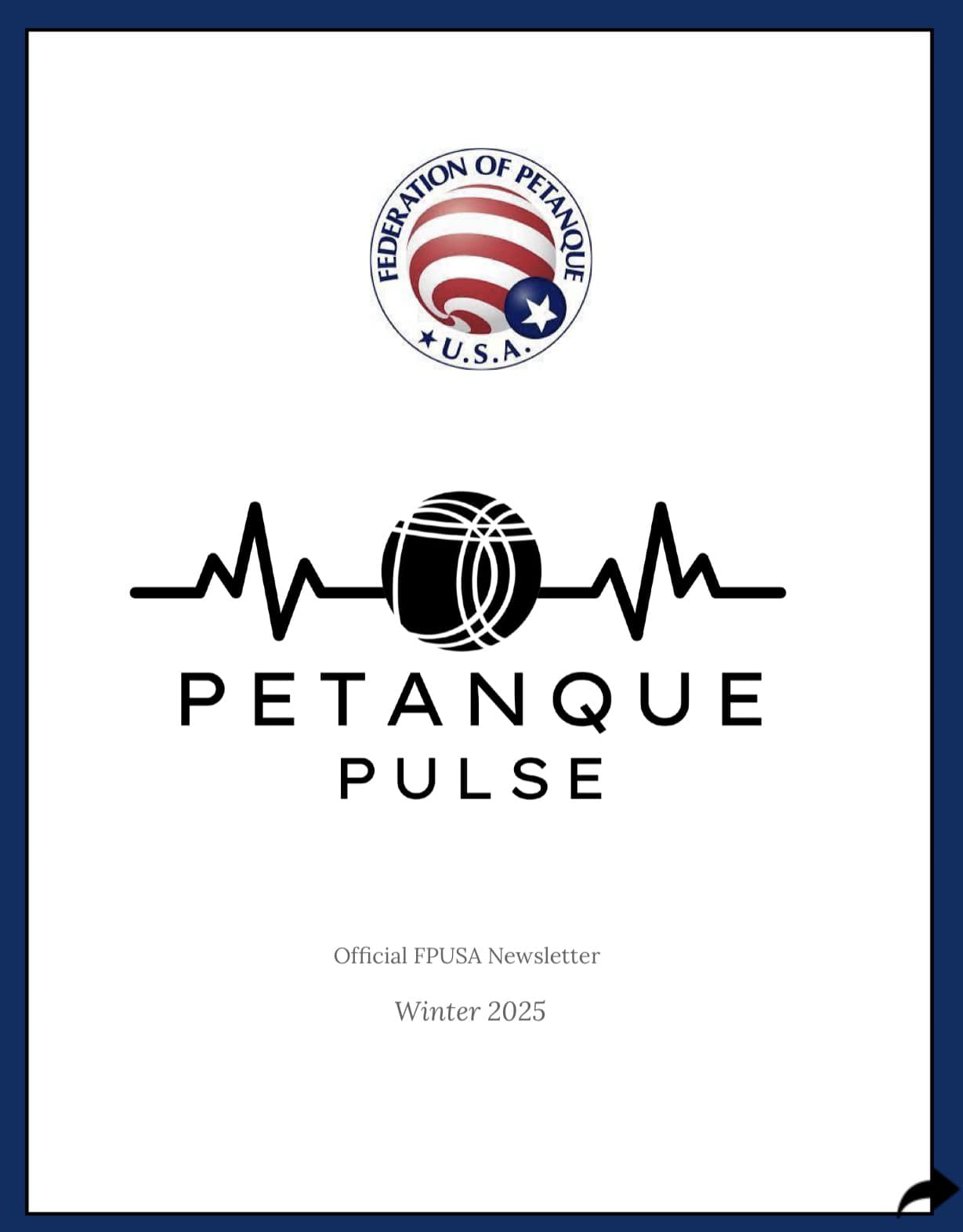 FPUSA - New edition of Pétanque Pulse! https://heyzine.com/flip-book ...
