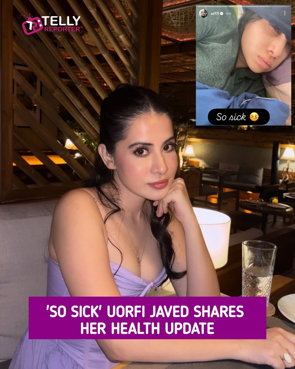 Telly - 'So Sick': Splitsvilla X6 Paisa Villa Judge Uorfi Javed Shares ...