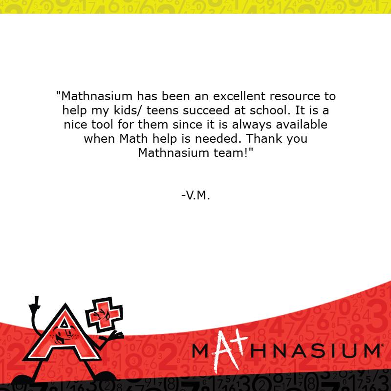 🗣️ Testimonial Tuesday 🗣️ We love... - Mathnasium of Hershey | Facebook