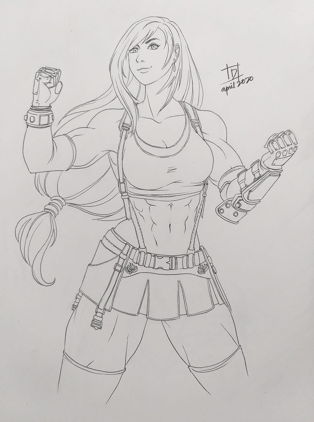 The Art of L - The rise of buff Tifa Lockhart fanarts...