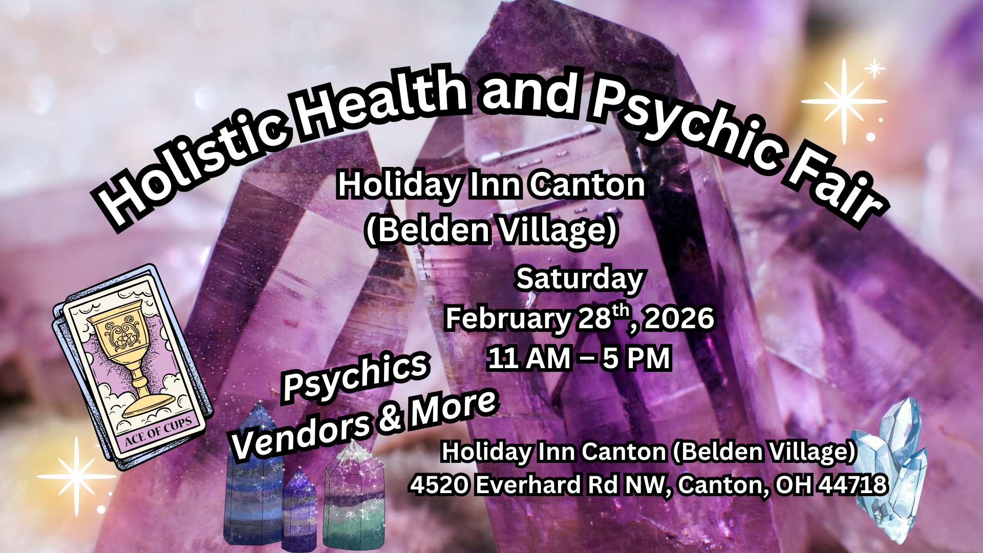 🔮 Holistic Health & Psychic Fair – Holiday Inn Canton (Belden Village) 🔮