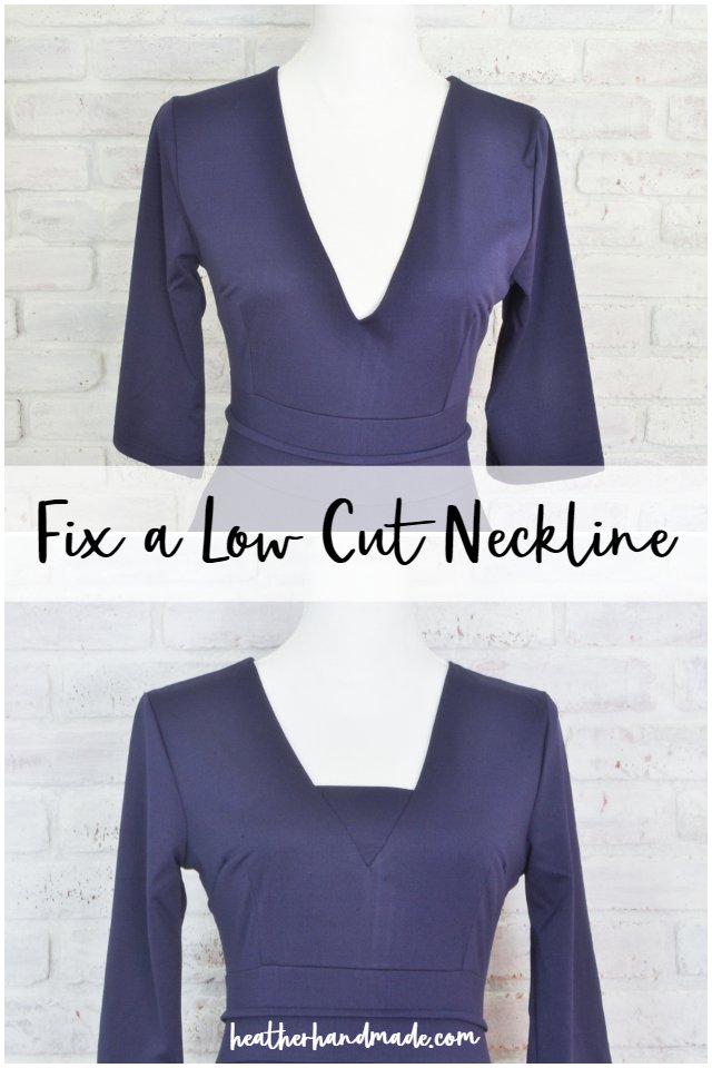 how to sew up a low cut dress Learn raise neckline of a with this simple sewing tutorial. Fix a neckline of a prom dress or any formal dress. https://www.heatherhandmade.com/make-it-modest-build-up-low-cut season-ss25-baby diy cleavage cover for dress Rodebjer | Dresses | Size:Custom size 80×46cm