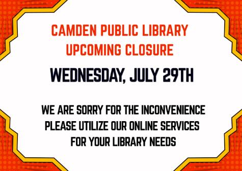Camden Public Library closed on July 29th for new hardware