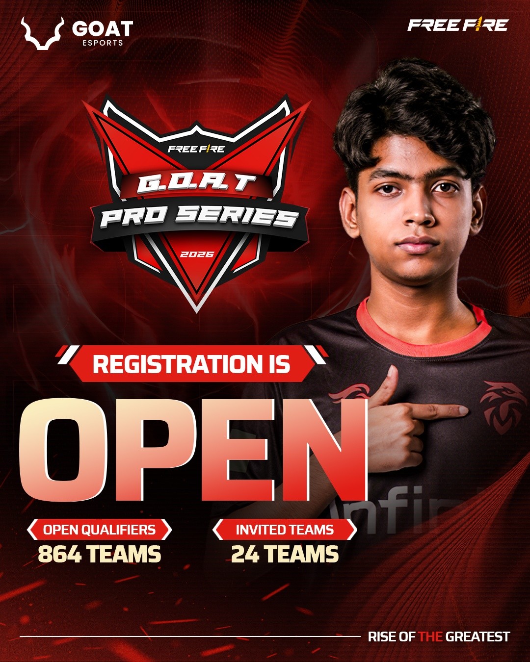 Goltu Vai - GOAT PRO SERIES 2026 – রেজিস্ট্রেশন এখনই শুরু!... | Facebook