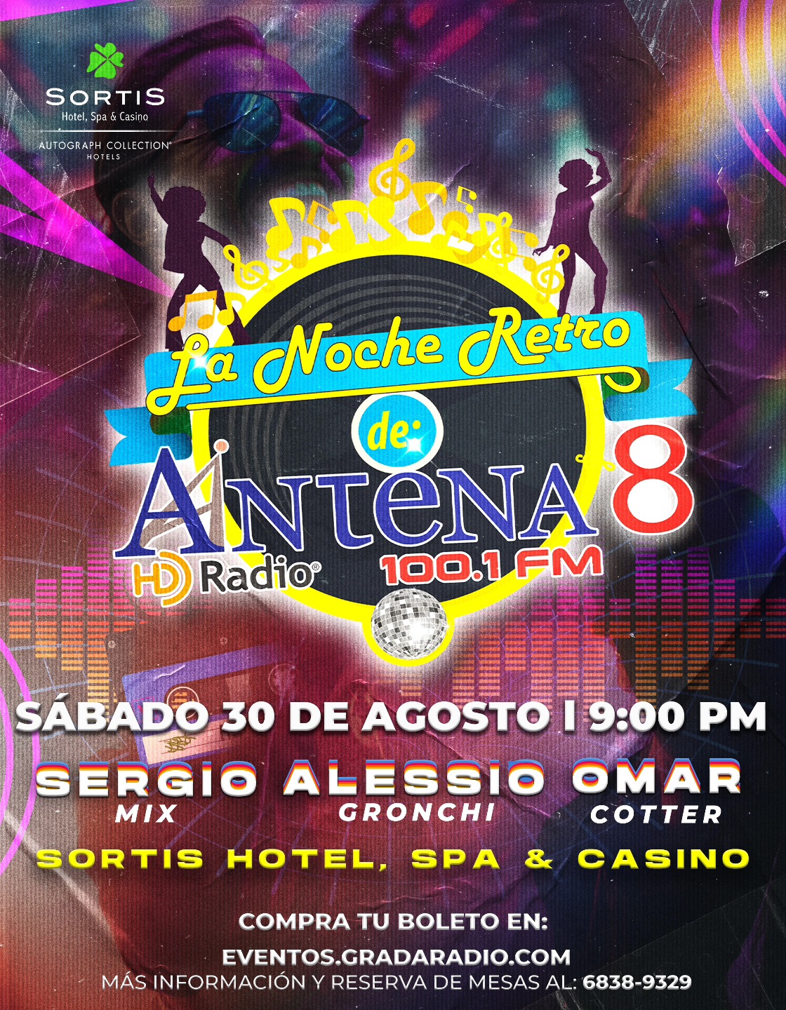 Antena 8 - La Noche Retro llega al Sortis Este 30 de... | Facebook