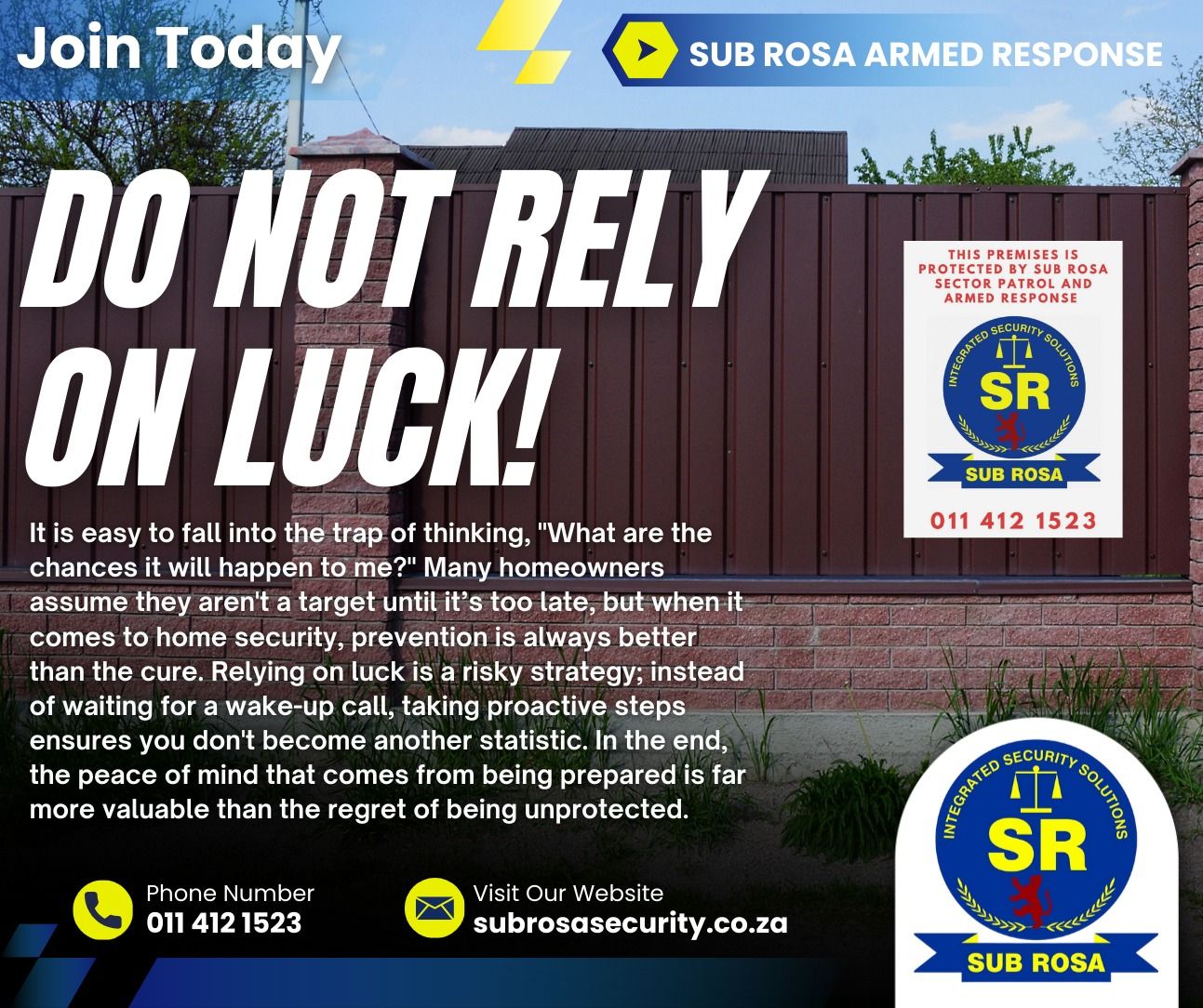 SUB ROSA Security | Randfontein
