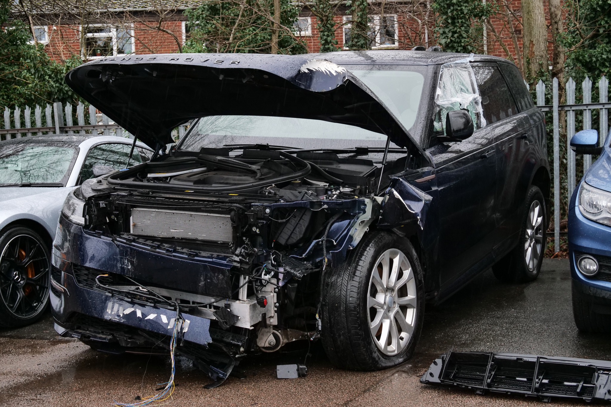 Check out the before, during, and after shots of this MASSIVE repair we ...