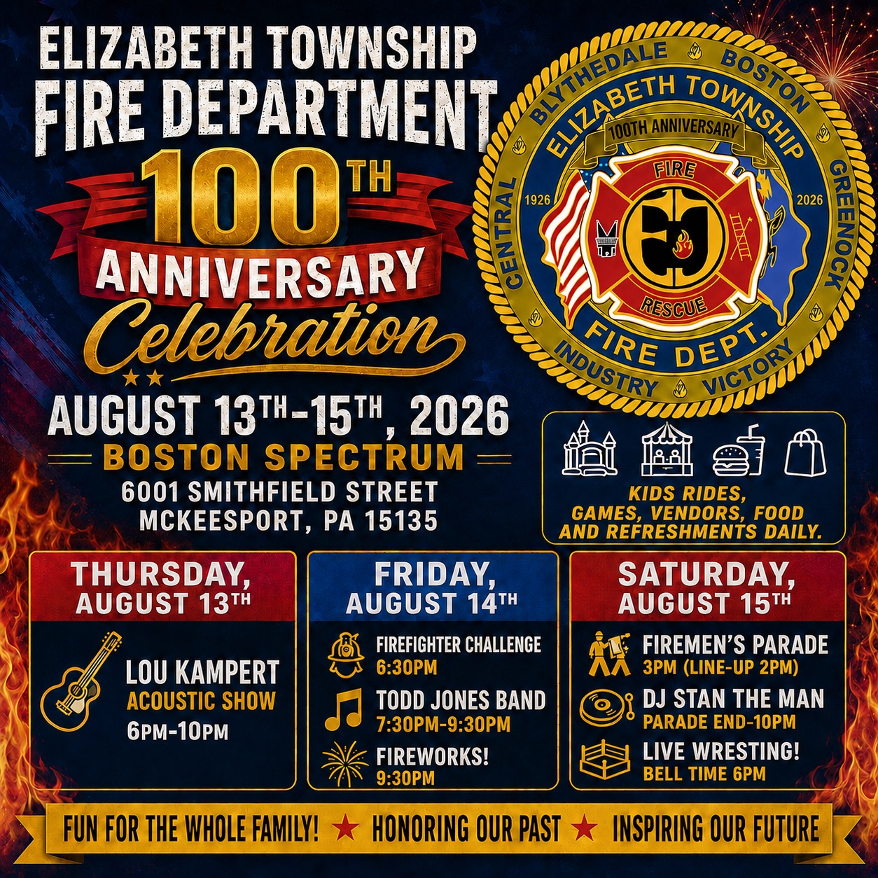ETFD 100th Anniversary Celebration