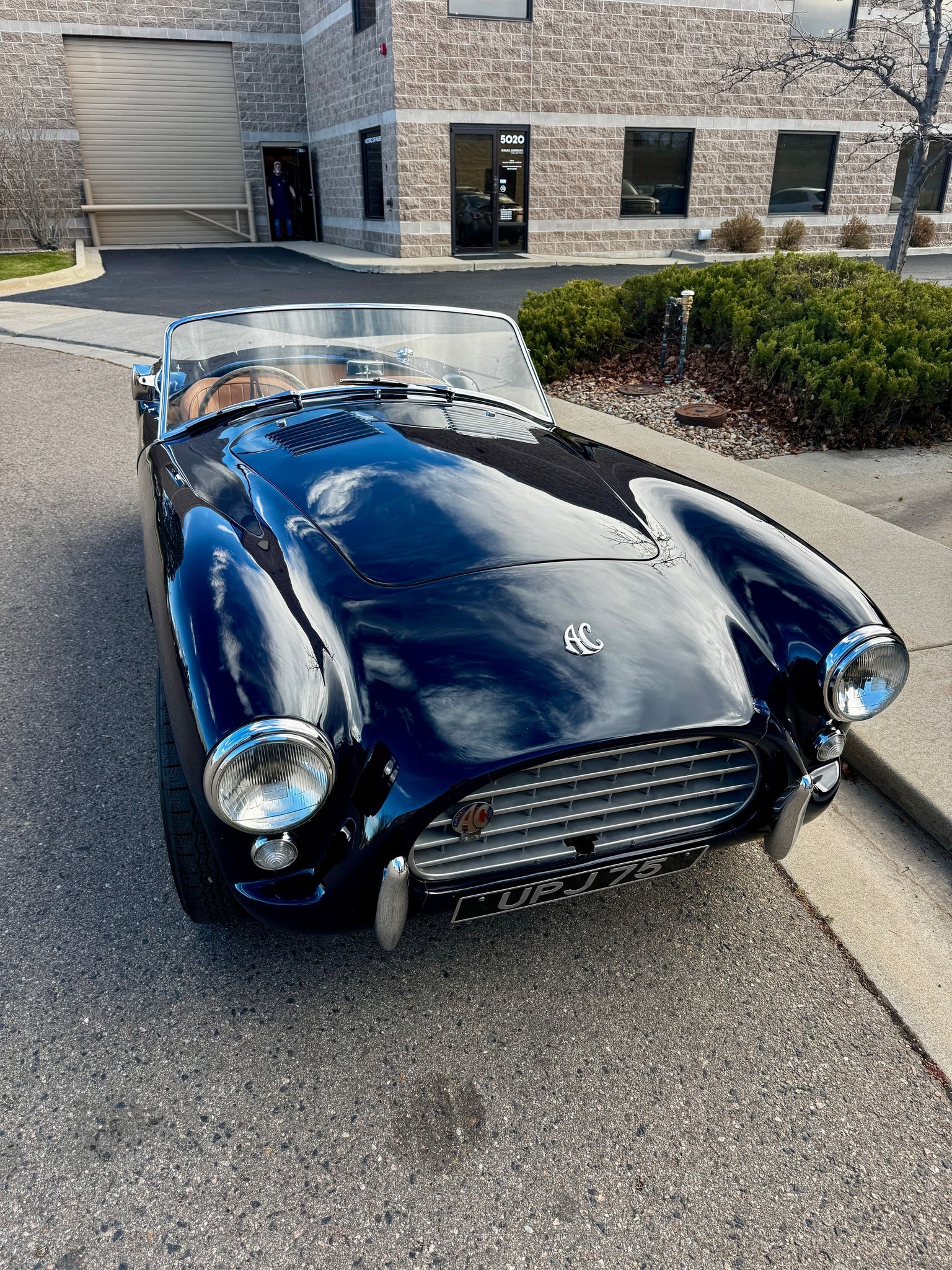 Gentleman Tom Payne in the 289 Cobra Roadster CSX2430. If you look
