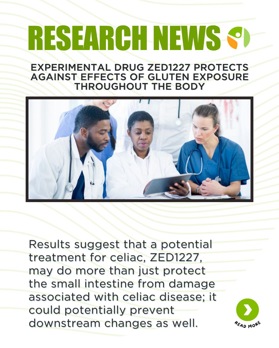 RESEARCH NEWS: Results from an experimental drug trial for celiac