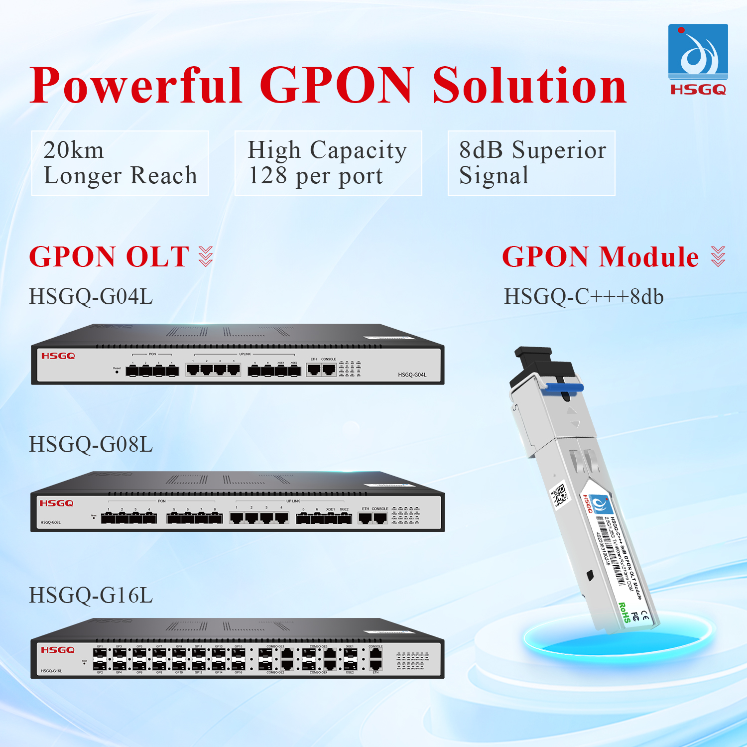 HSGQ - 🏷 #HSGQ #OLT GPON is equipped with a full industrial chip, which ...