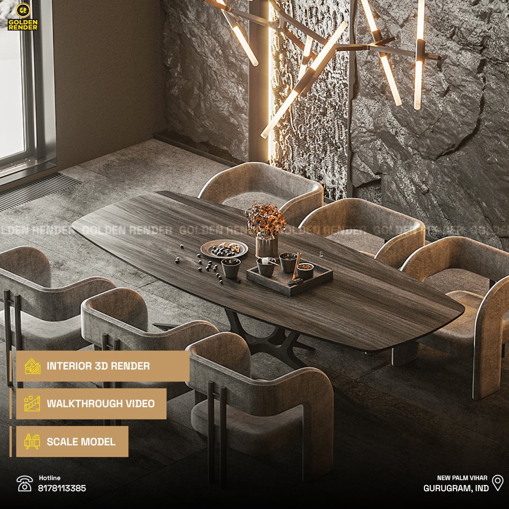 Golden Render - We love interiors 😍 Visit:...