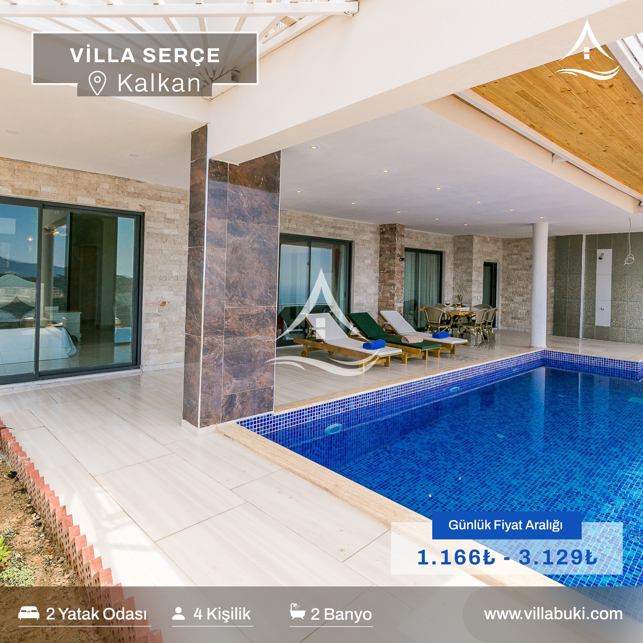 Villa Buki - VİLLA SERÇE 🌊 Deniz Manzaralı 🏞 Doğa...
