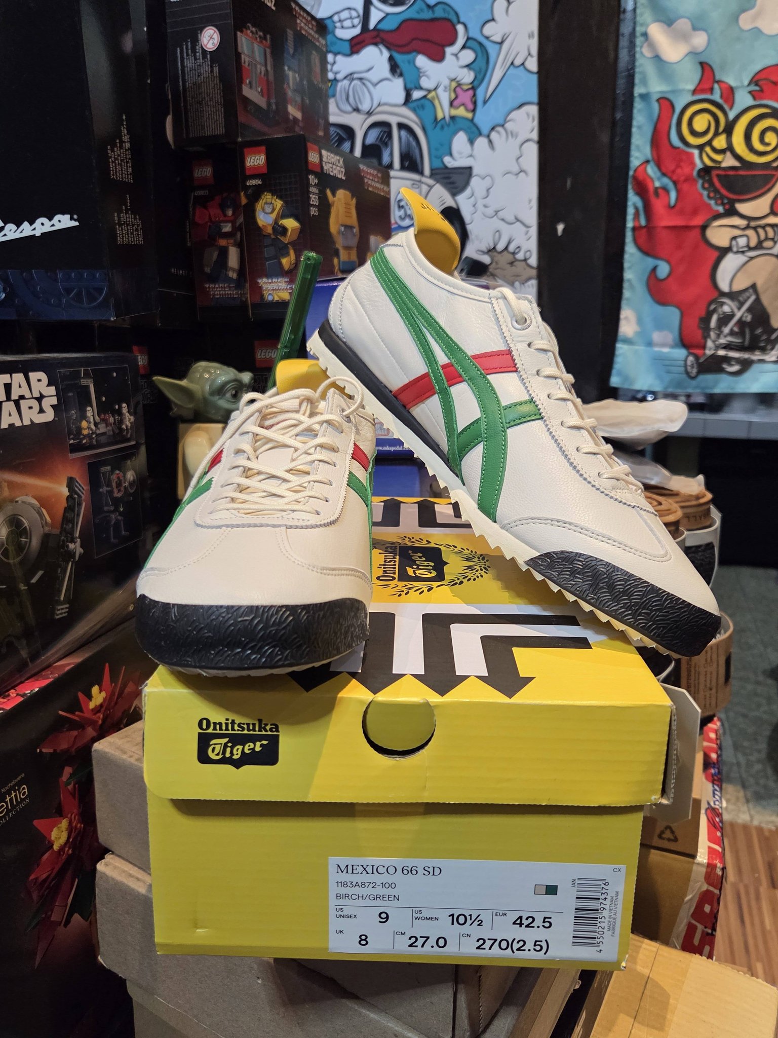 Raven - Onitsuka Tiger Mexico 66 SD Birch/Green EU 42.5/US 9 