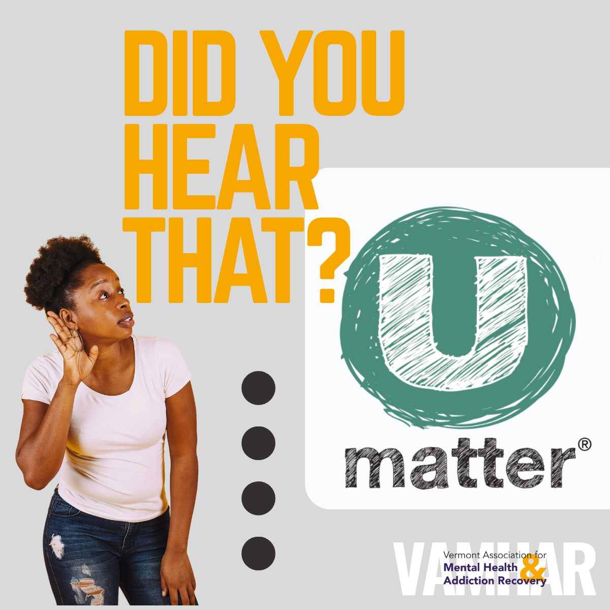 We’re so excited to share this The first Umatter® trainings are now ...