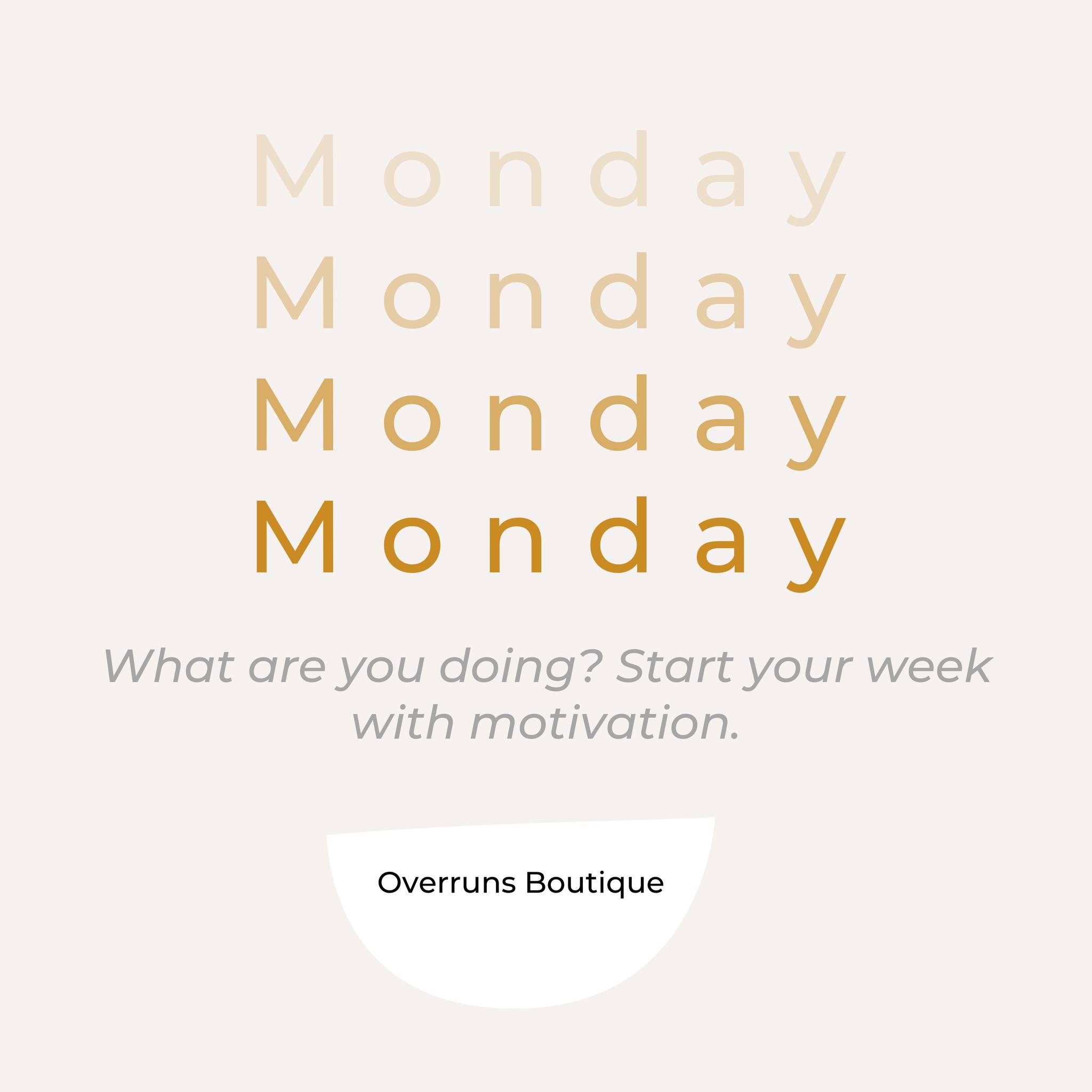 Overruns - Mondays are not the start of stress, they’re the runway to ...