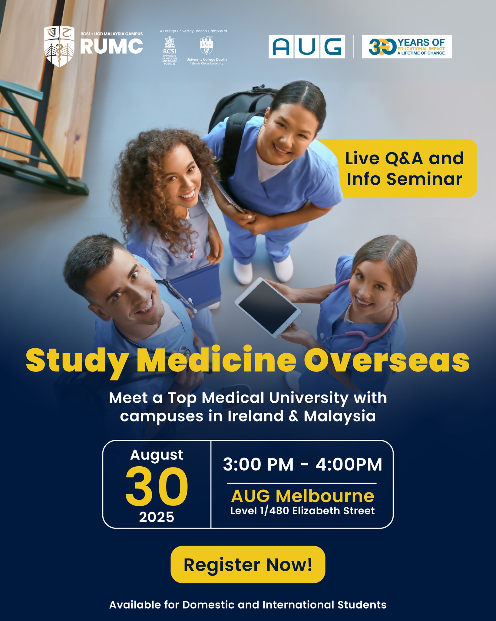 AUG - 🌍 Dreaming of becoming a doctor? Here’s your chance! Join us for ...