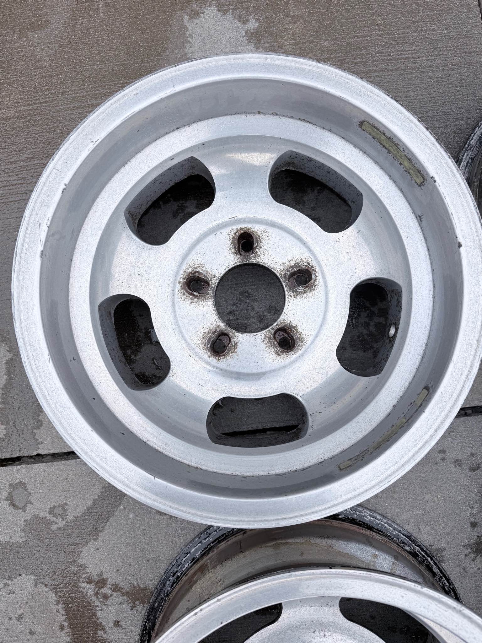 Vintage 15” Slotted Aluminum Rims - Car Wheels, Tires & Parts ...