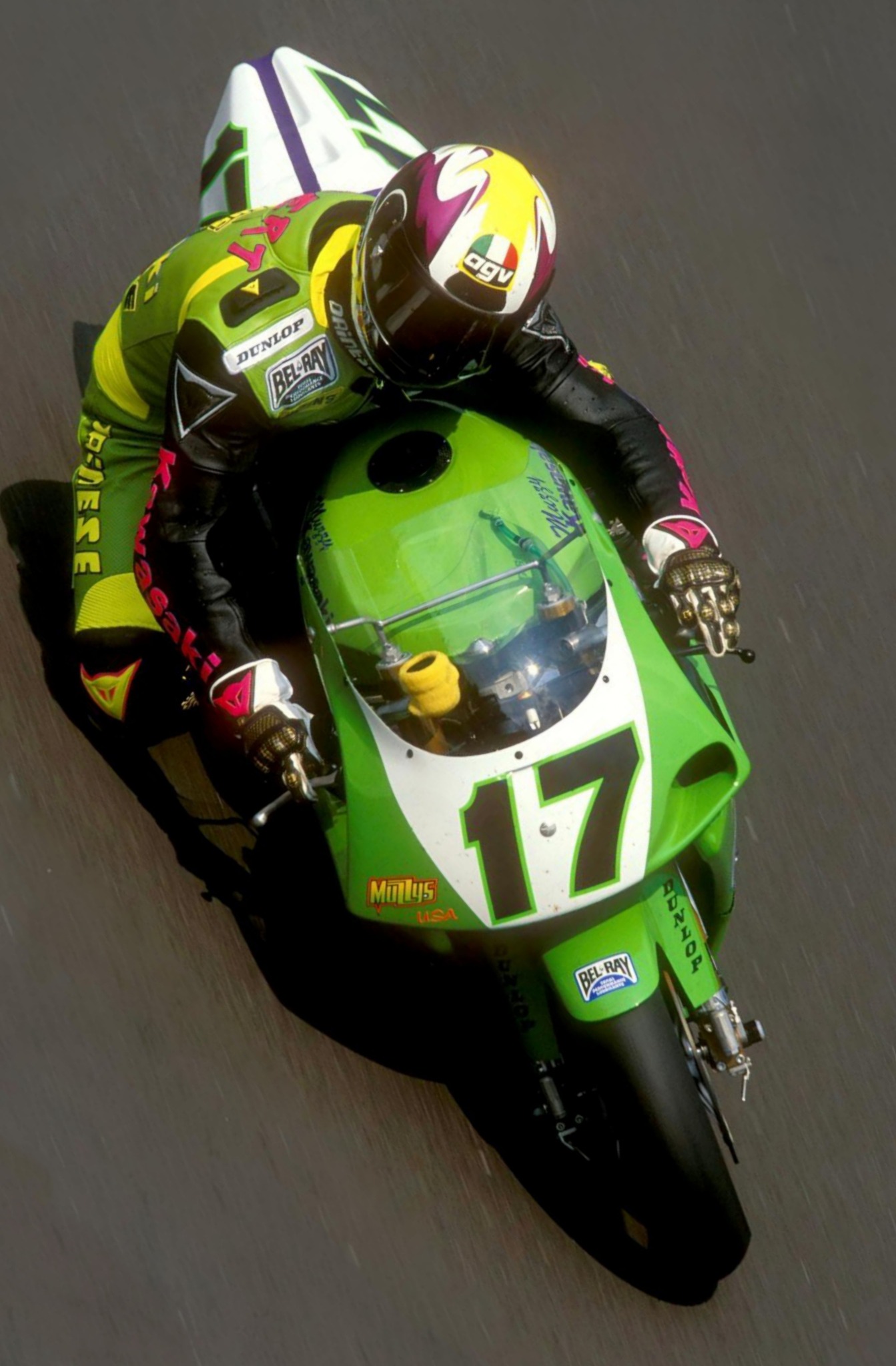 Anthony Gobert 1995 Muzzy Kawasaki ZX 7R specs