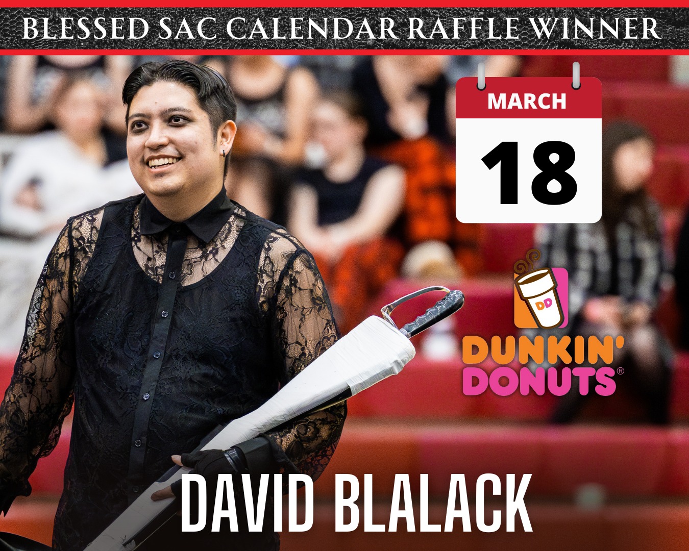 Blessed - Congratulations to the March 18th raffle calendar winner ...
