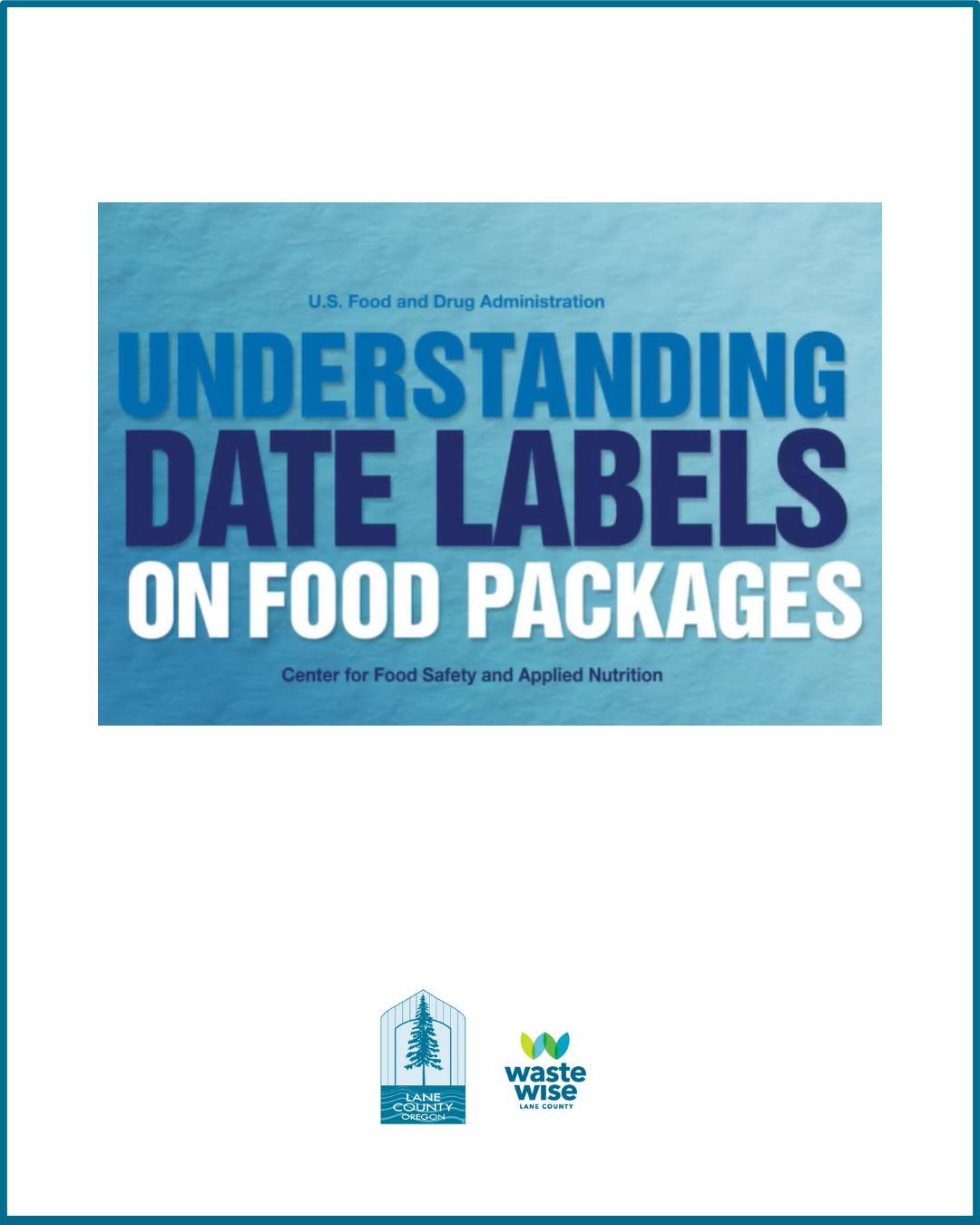 Waste - VIDEO: Do you throw out food that is past the date printed on ...