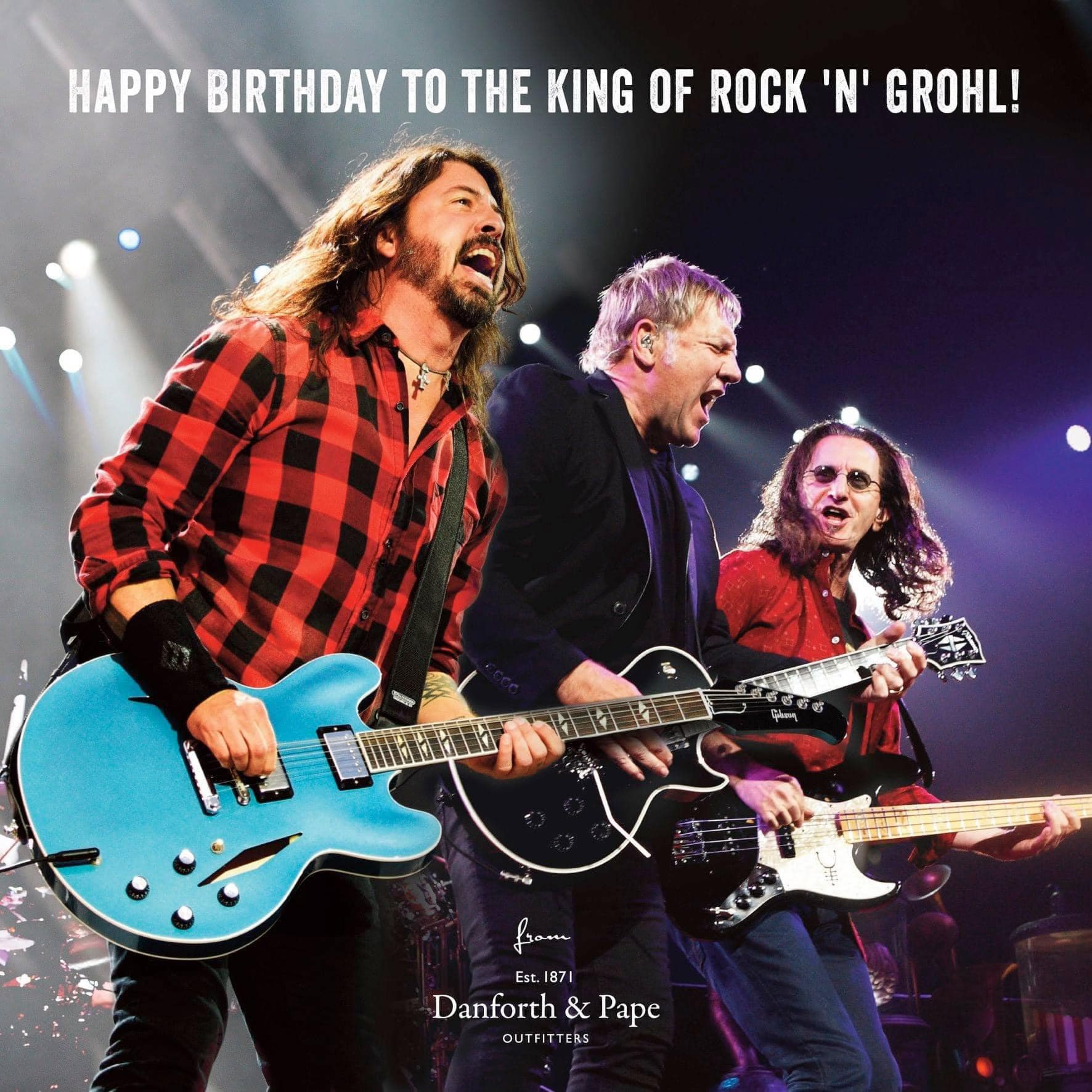 Danforth - Happy 57th Birthday to David Eric Grohl - Rock star, singer ...