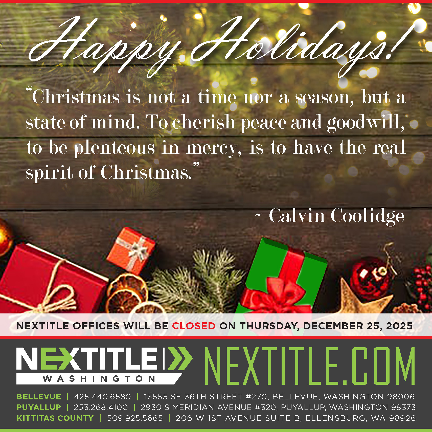 NexTitle Ellensburg | Ellensburg WA
