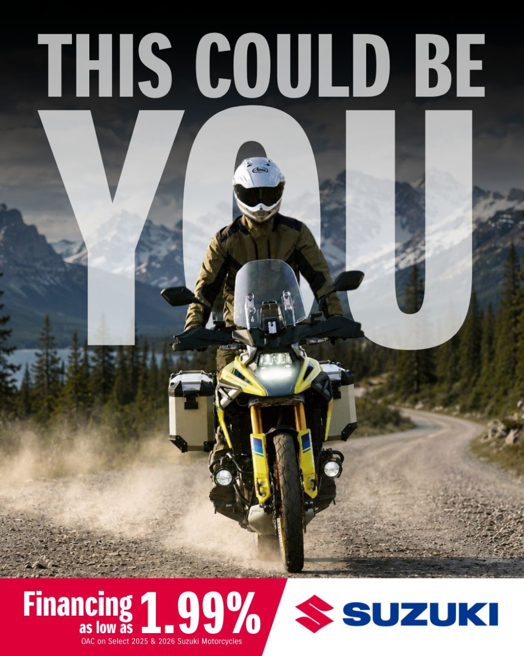 This could be YOU! 🏍️🔥 Built for big views, long rides and
