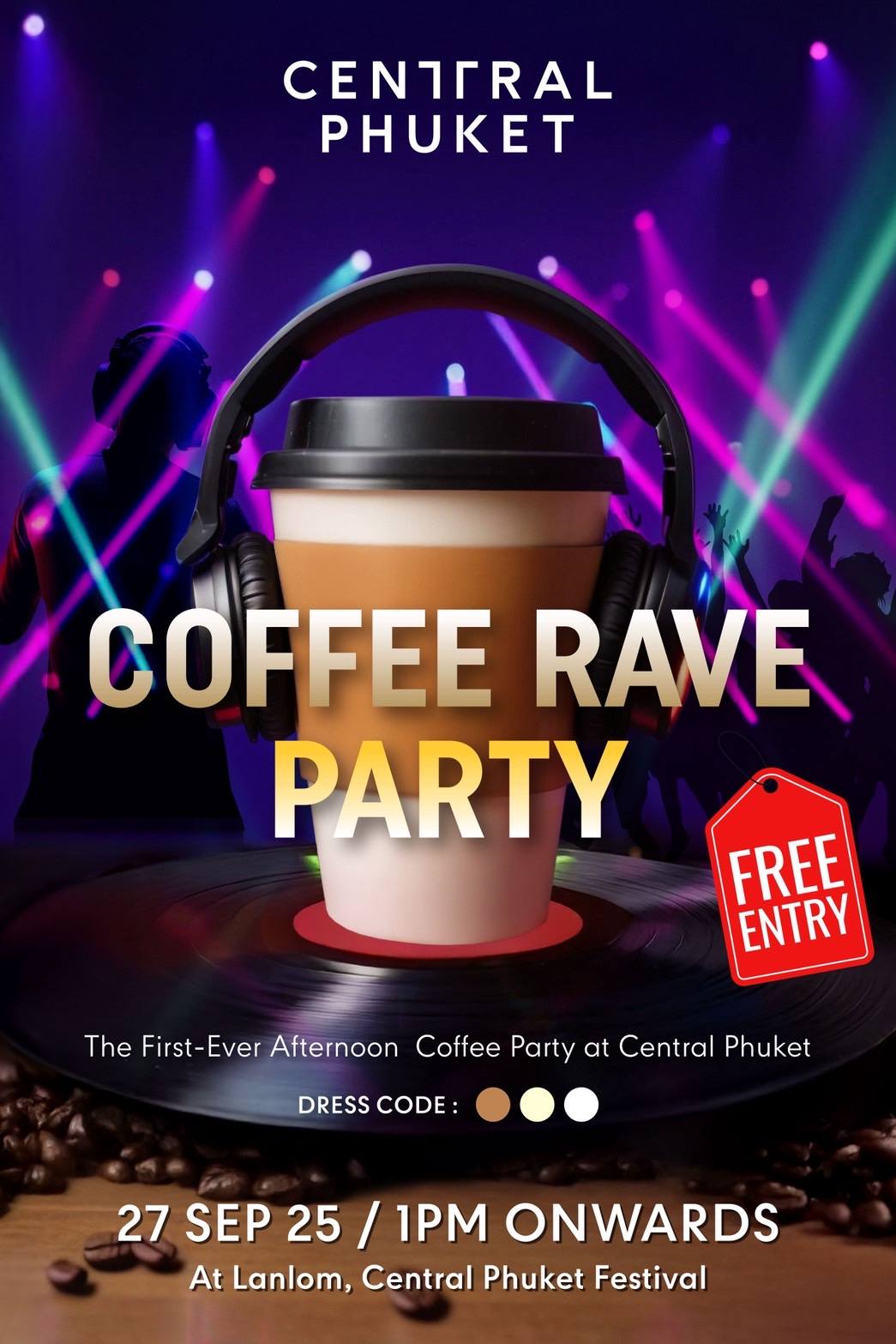 เที่ยวภูเก็ต - ☕🎧 COFFEE RAVE PARTY สัมผัสบรรยากาศ... | Facebook
