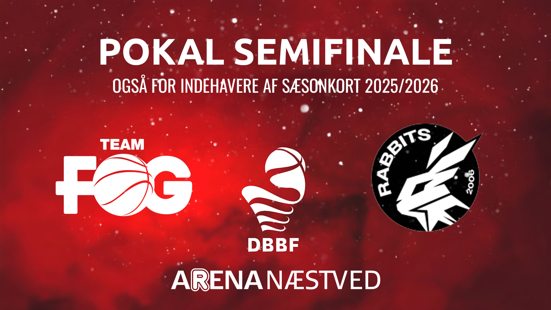 Team - Sæsonkort gælder ekstraordinært til pokalsemifinalen d. 20/12 ...
