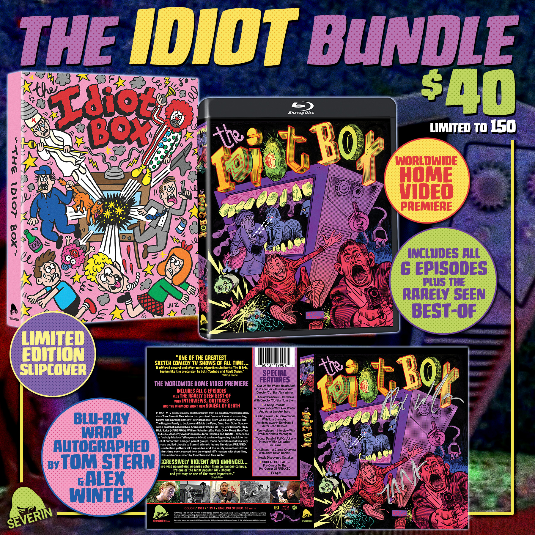 Severin Films Black Friday sale on The Idiot Bundle