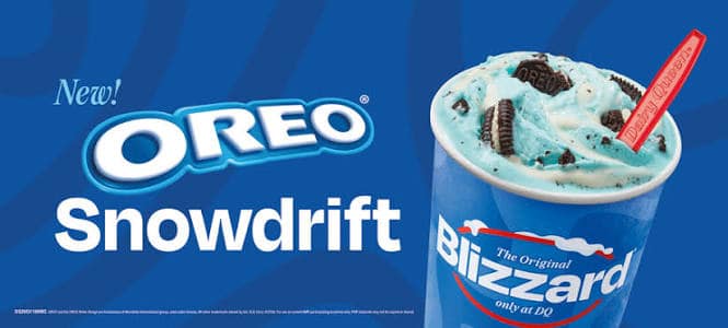 Dairy - ️🍪 Meet our NEW Blizzard of the Month: Oreo Snowdrift! 🍪 ️ ...