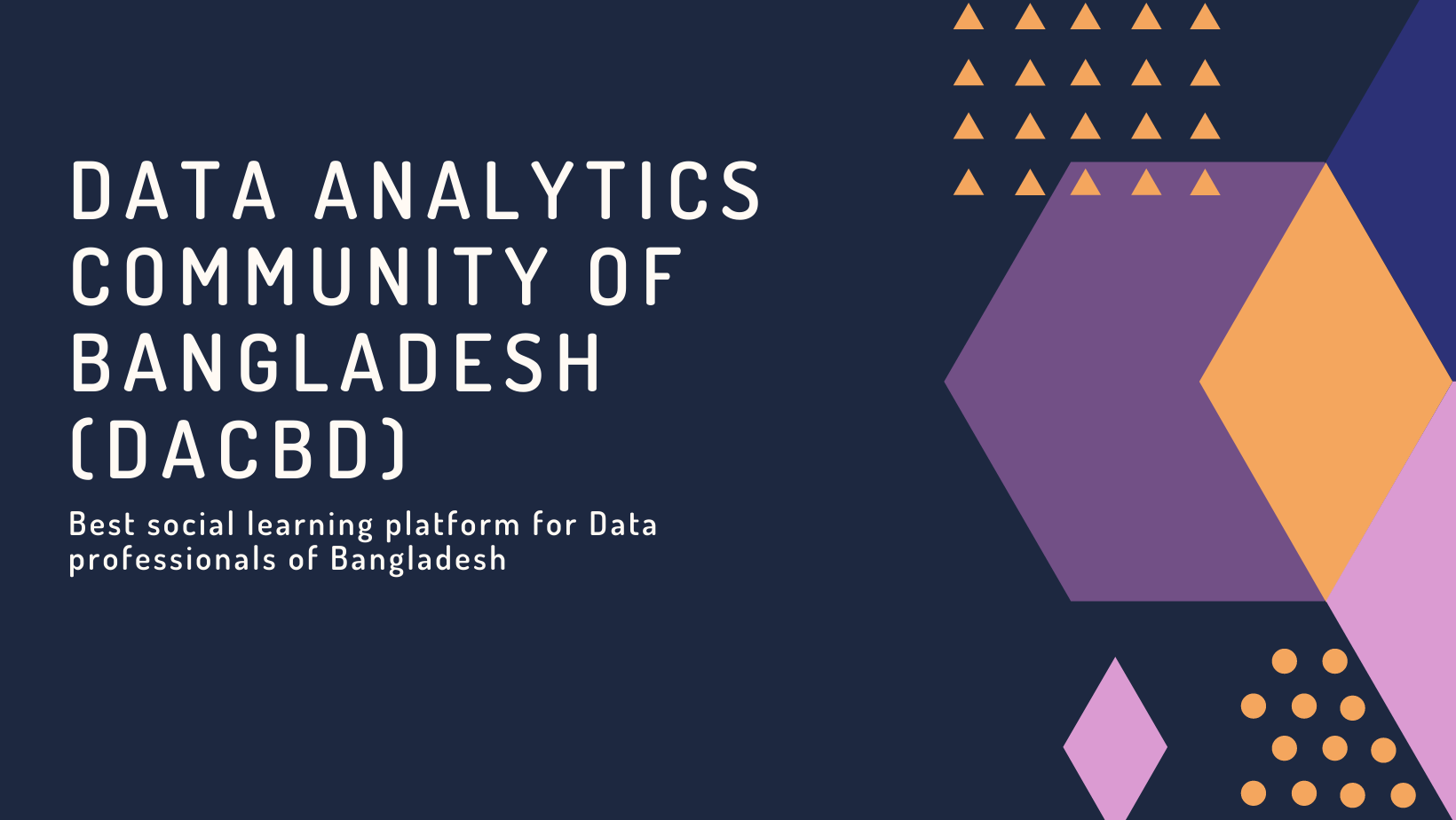 Data Analytics Community of Bangladesh (DACBD) | Facebook