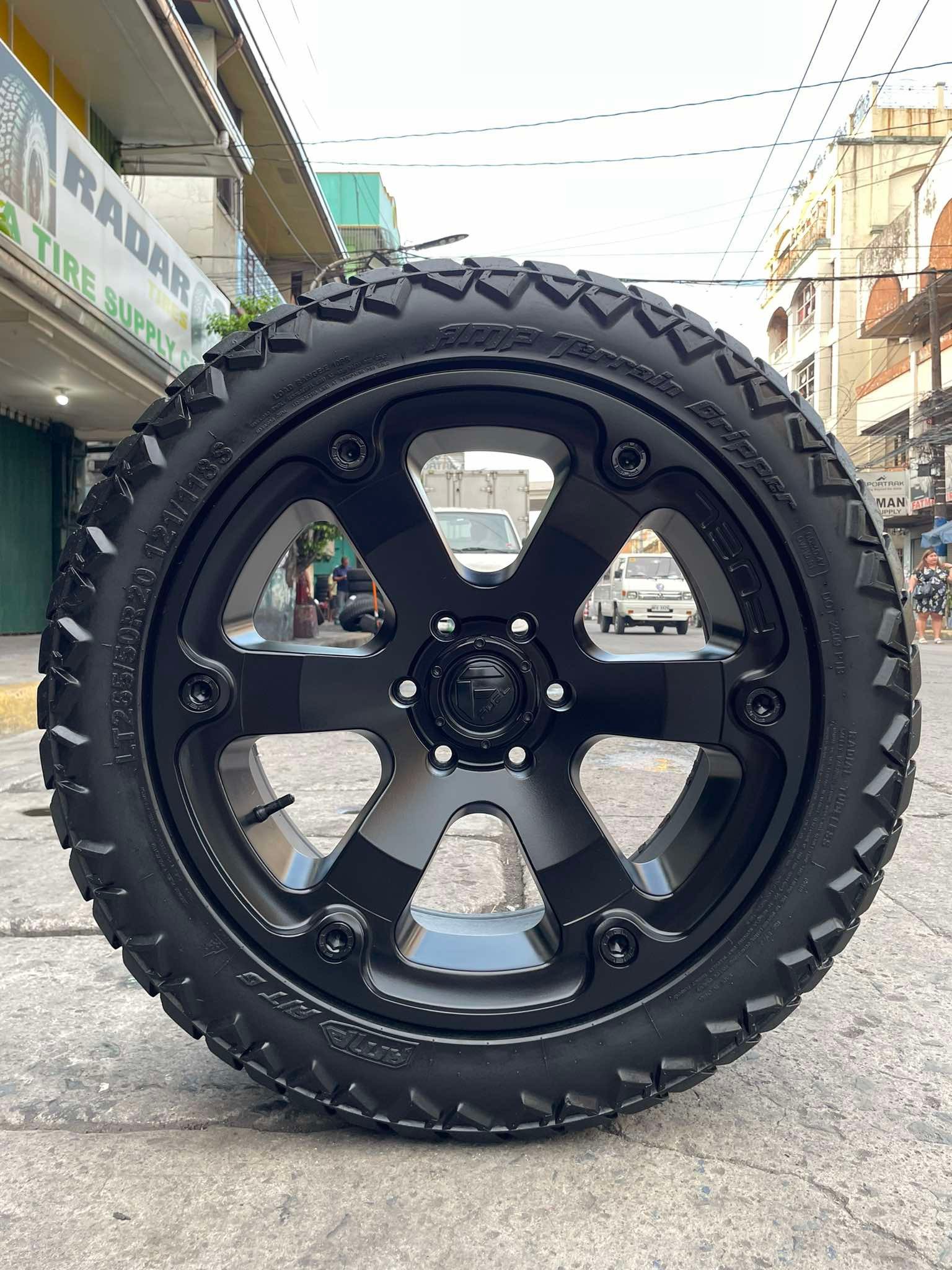 Fuel Beast R20 wheels with 265/50/20 tires for sale