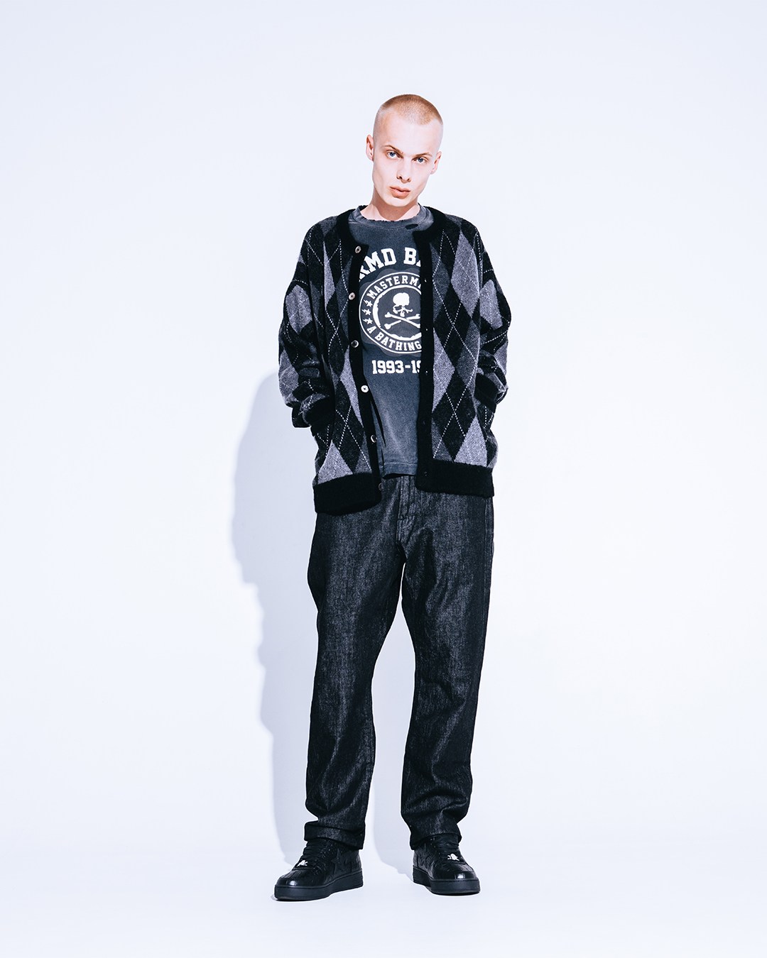 A BATHING APE® x mastermind JAPAN Vintage meets grunge in a new